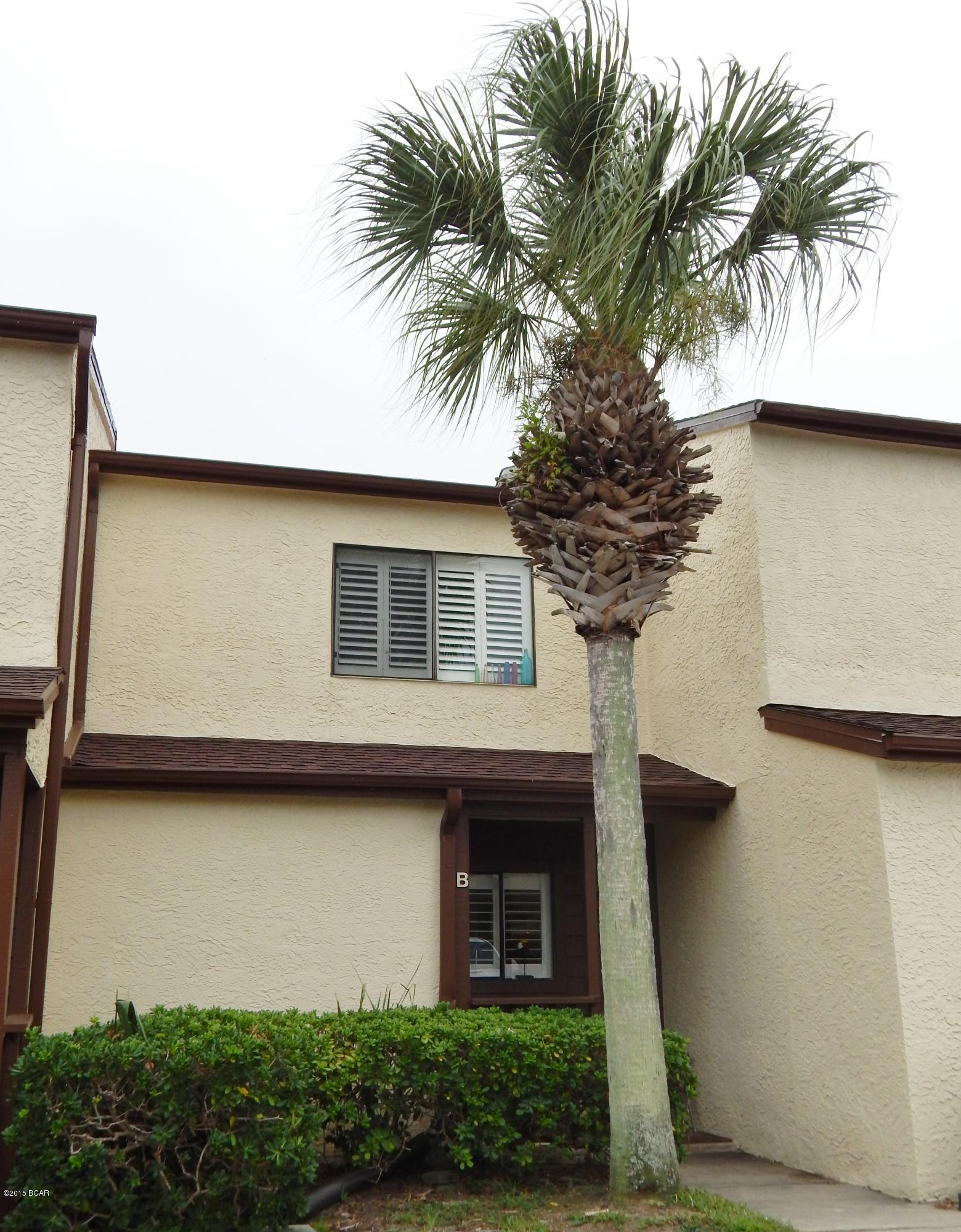 Location, Location, Location...Are

you looking for a property w/in walking distance to the beach, w/ affordable HOA fees at a VERY AFFORDABLE PRICE? Check out this 2 bedroom, 2 bath, fully furnished home. This unit is located only a 1/4 of a mile from the beach & has the most private balcony & back patio available w/in the complex. It's very rare to see a unit in this building for sale. Whether you want to hang out by the pool, play a game of shuffle board, tennis, walk over to the beach to swim or catch a gorgeous sunset, this GREAT unit is sure to accommodate your desires. Steps away from the beach access walkway. Updates include: New HVAC (2013), new dishwasher (2015), tiled front and back patios, and updated vanities in the bathrooms. Interior offers a full bath downstairs w/ a lg living room & open dining area, a full bath up stairs w/ 2 separate sinks, washer & dryer, and a nice private balcony off the master. It's hard to find this much space within walking distance to the beach at such a great price. Call your Realtor today to see this one before it's too late.
