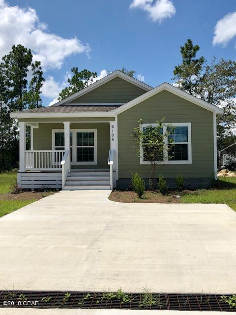 New Florida style cottages at affordable prices. Excellent location just North of Panama City, close to the beaches and the International Airport. This cottage is 4 bedroom with 2 bath. Offers New home kitchen appliances, excluding washer/dryer. Hardie Board Siding exterior, with Southern charm. This home qualifies for USDA, VA, and FHA Financing.