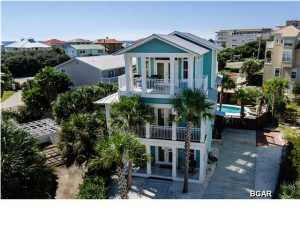 PRIVATE HEATED POOL! This beautiful beach home is located south of 30A in gorgeous Blue Mountain Beach. ''A Piece of Heaven'' boasts an absolutely spectacular resort style backyard oasis with shady cabanas and a 18 x 30 foot pool! Truly a one-of-a-kind property on 30A. Just a 3 minute walk to the beach and includes a new pool heater for year around swimming. With over $80,000 in annual estimated rental income, this is an investment property worth a look. ''A Piece of Heaven'' is a striking three story home offering four bedrooms and four full baths over 2586 square feet of wonderful beach living space. The home comes tastefully furnished and rental ready. The first floor comprises the living/dining area and kitchen which is tiled throughout and allows for lots of natural light. Als