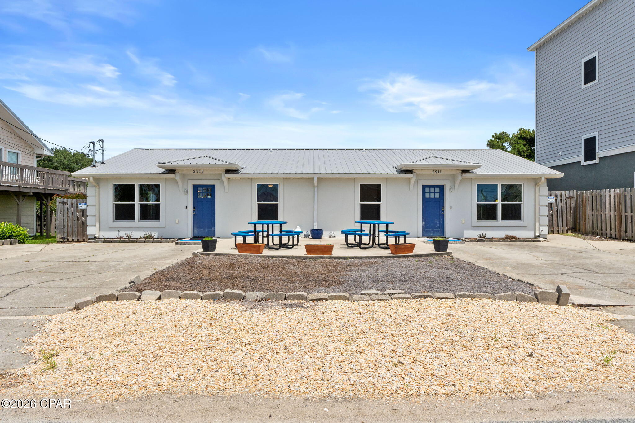 Attention investors! Exceptional opportunity for short-term rental income with two rental possibilities in one unit, perfectly located in the heart of the beautiful Emerald Coast. Just a short stroll to the sugar-white beaches and within walking distance to popular restaurants, marinas, and Schooners -- visible right from your front door. 

Ideally situated near St. Andrews State Park, this property offers the ultimate beach lifestyle and strong vacation rental appeal. Guests and owners alike will love the unbeatable location, coastal atmosphere, and convenience to everything Panama City Beach has to offer.

Amazing location. Incredible investment potential. A must-see property! 
2911 & 2913 are included in this listing! Two rentals!
