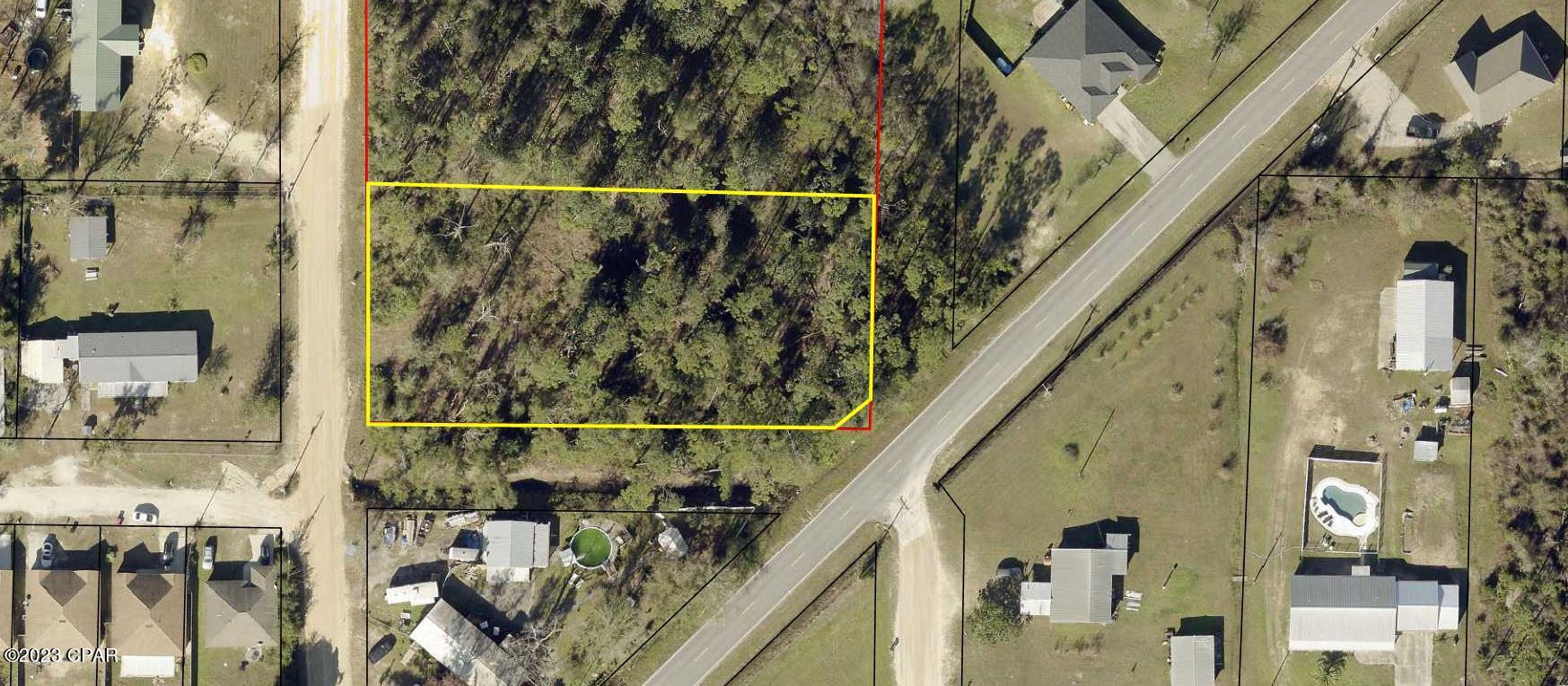 Large high and dry 1 acre (150x300) parcel that consists of 6 lots.  Property is just around the corner from Donald Penny boat ramp with gulf access and just a short drive to Lynn Haven and Panama City Beach. Access to property off Walton Ave and Hwy 2302.  Environmental Ecological Feasibility Survey (delineation) has already been done and on file.