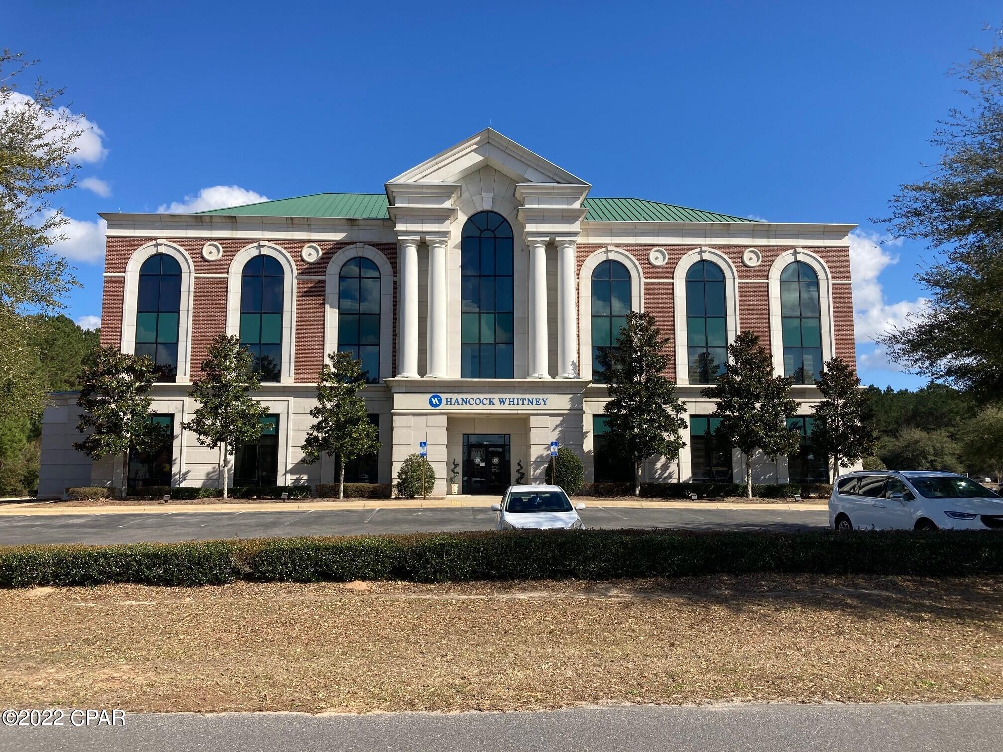 The current tenant (Hancock Whitney Bank) will require a long-term leaseback on the first floor. +/-1 acre vacant, contiguous  property can also be purchased.  Inquire for details.