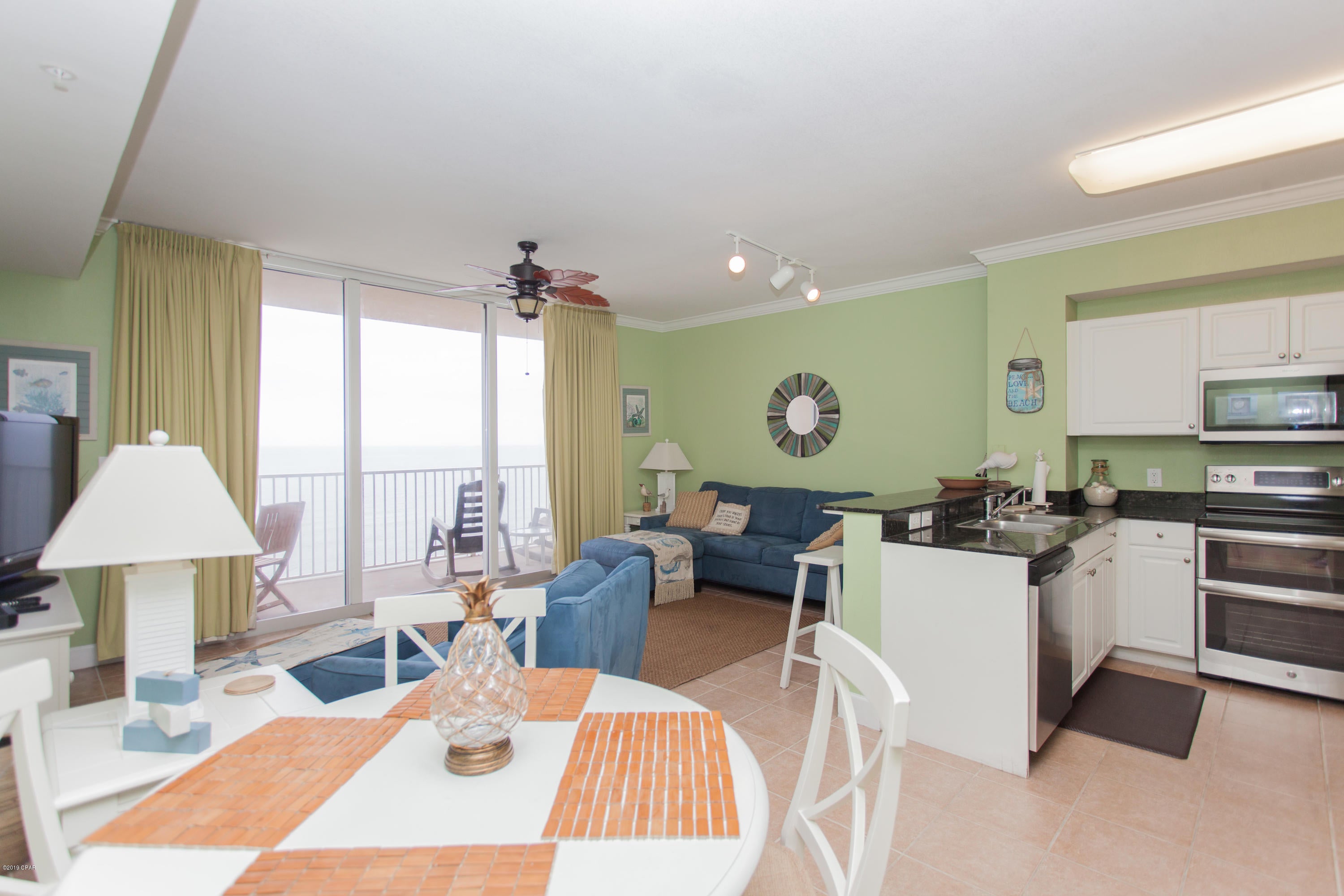 Tidewater Beach Resort is one of the premier condominiums in Panama City Beach, located very close to Pier Park and several other great attractions.  This condo is located on the 9th floor providing the best views on the beach being not to high up and not to low to the ground. There are two spacious bedrooms with their own personal bathroom. The bunk area is privately situated with it's own full bathroom, as well.  The living area and kitchen are very open and have great views out to the gulf from any spot in the room.  Tidewater also offers many great amenities that all will enjoy.  Come see this condo soon!  It won't last long!