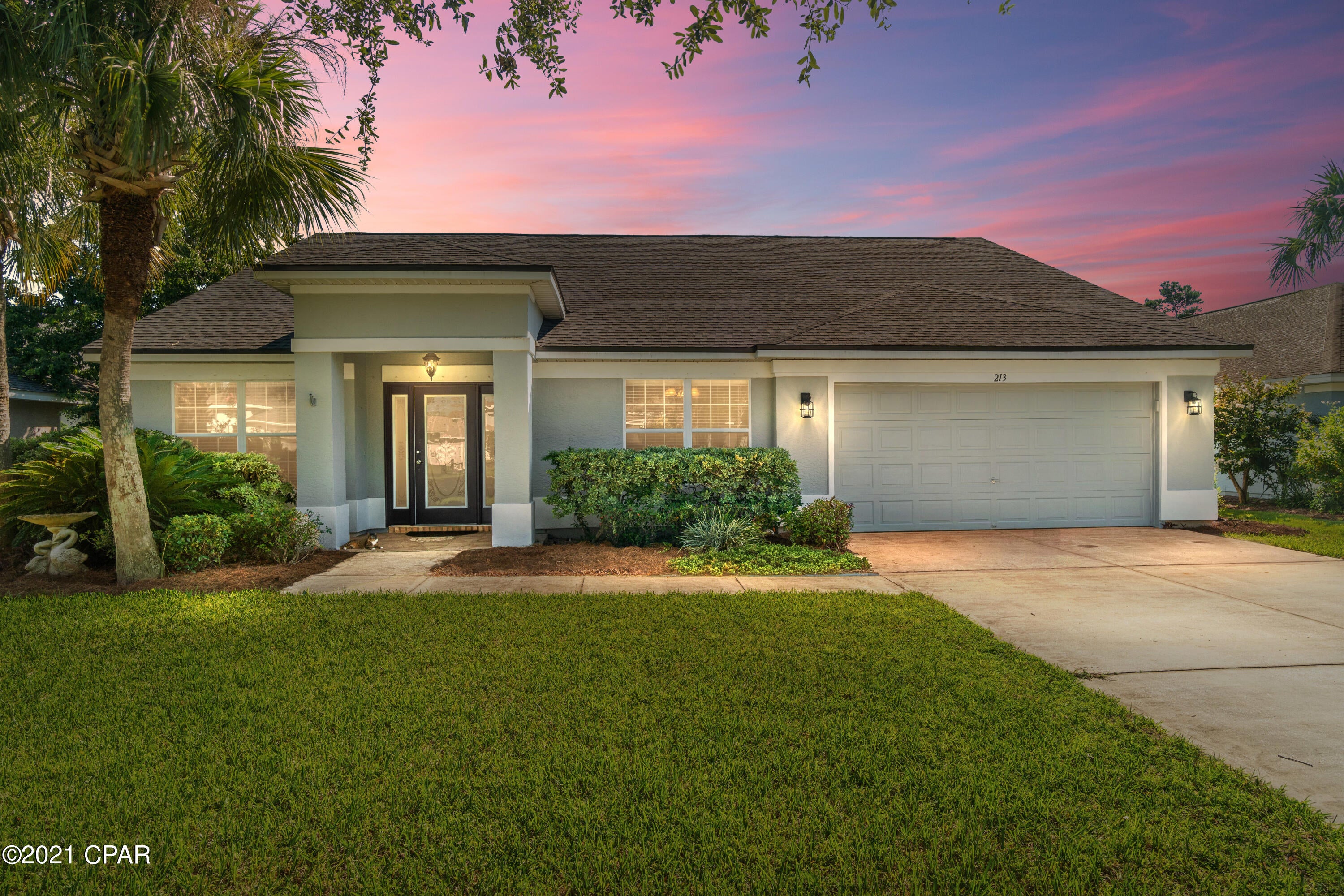 This home has held much love within it and has been treated with all of the care and respect a home deserves. Meticulous homeowners have re-done most everything from top to bottom, from a new (2021) roof, down to the hardware on the doors. New Quartz counters, life proof flooring, carpet, appliances, screened in porch, interior and exterior paint, and more, all within the last 2 years. The Freshly painted Master bath has separate walk- in closets! Plenty of room for family and friends. New sidewalks make for an easy walk or bike ride to grab groceries or stop for ice cream.  ½ mile straight shot to the beach. Easily access Frank Brown park, Hwy 79, and the new road. There couldn't be a better place to raise your family!

All measurements aprox., please verify if important.