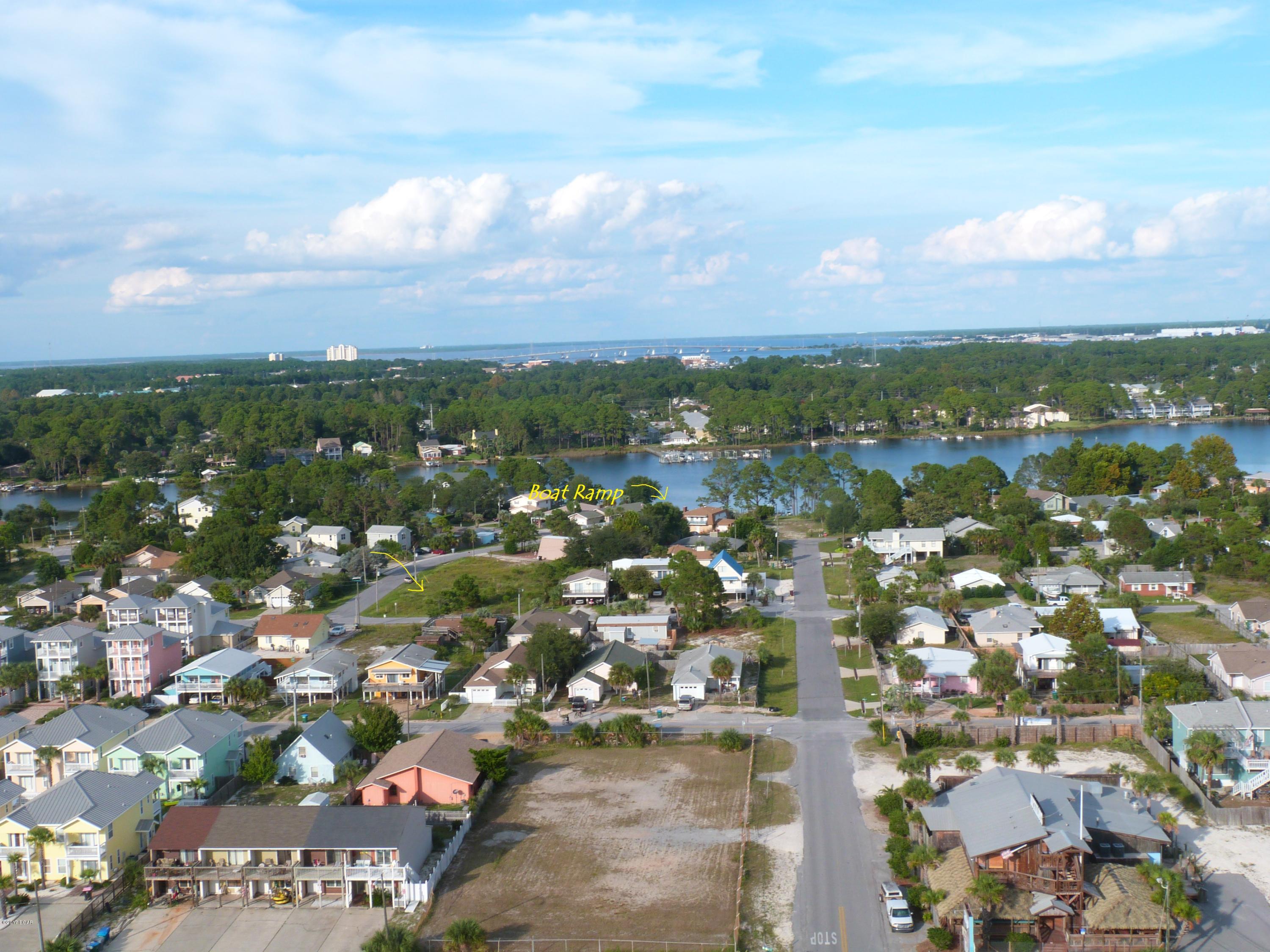 This is an awesome lot. You are right next to the boat ramp, and you can walk to the beach. If you are a boater, fisherman, kayaker, or paddleboarder this is the spot for you. This seller has multiple lots for sale that can be joined together. Build a compound, or you own little oasis, or build a rental. There is plenty of room on this lot to put a pool. All information should be verified by the buyer.