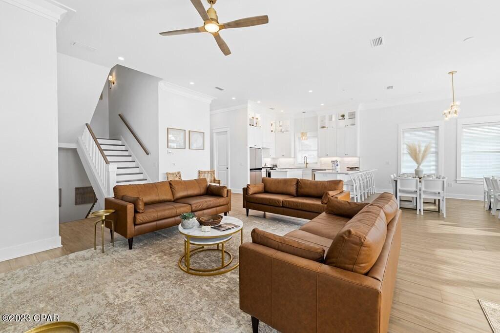 LUXURIOUS GULF FRONT HOME WITH 9BR/10BA AND 3 1/2 BA, 3-STOP ELEVATOR & PRIVATE POOL NESTLED AMIDST THE PRISTINE SHORES OF CAPE SAN BLAS! The ultimate luxury experience can be found here at 472 Cape San Blas Rd. Imagine owning this palatial piece of paradise newly constructed in 2023 and expertly designed for opulent yet comfortable living. A tour of the first floor reveals two gulf facing bedroom suites with private balcony access, modern fixtures & high-end finishes. A bunk room suite, guest room, gaming space & 1/2 bath optimize comfort & relaxation. Making the most of the water view is a second floor main level living space designed around wall to wall windows & doors bringing in natural light not to mention extraordinary sunsets. Functional elegance best describes the kitchen with professional grade appliances, center prep island and double stacked custom cabinetry enhancing the high ceilings. Host family & friends at mealtime with breakfast bar seating along with an expansive dining area. Extend your entertainment space outdoors to an impressive lounge area with glass deck railing for unobstructed views. Included on this level are two nicely appointed guest suites & a 1/2 bath. The elevator extends to the third level to another gulf facing bedroom suite with private balcony access, a bunk room suite, guest room and second living area with wet bar, arcade games & full bath. This home has it all with a complete outdoor kitchen & grilling station, heated spa & outdoor shower. Soak in the salt air breeze poolside or fish from the shoreline of sugar white sand pet friendly beaches. Cape San Blas living provides miles of paved walking & biking trails along with kayaking on the bay, pickleball courts and horseback riding on the beach. This area offers proven rental income & is convenient to fine dining, shopping & live entertainment. Take the 3D tour & call for a showing today!