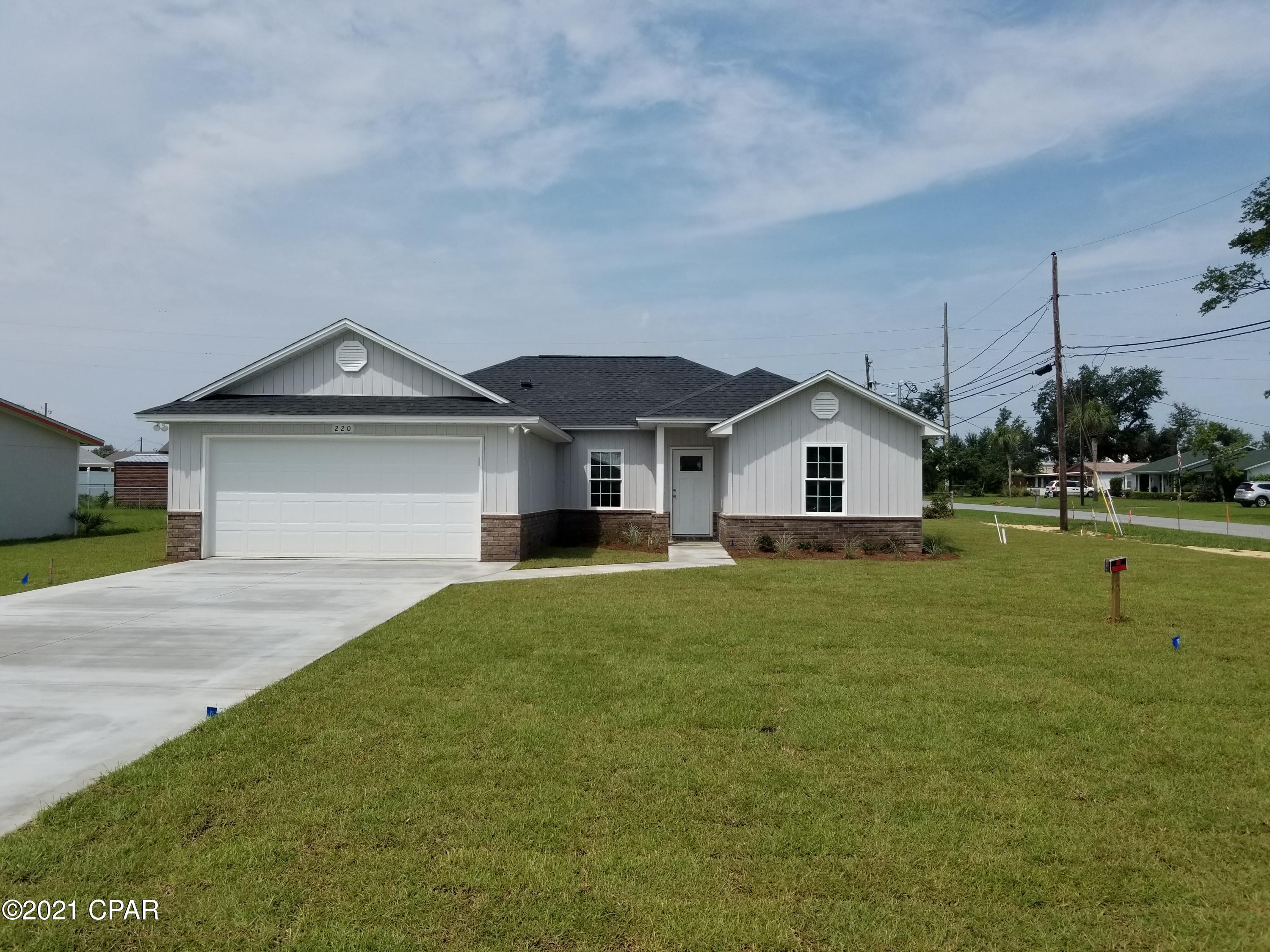 New Construction Complete on this Large corner lot 3 bedroom 2 full bath with large living area, dinning area and a beautiful kitchen with white cabinets, SS appliances, pantry and granite tops. Large master bedroom with large walk-in closet. Master bathroom has double vanity, walk-in shower and linen closet. Additional bedrooms are divided by a full hall bathroom with tub & shower combo including vanity. This house has plenty of storage space, closets & the garage has totally been insulated to add more heat & cool space in the future. Open patio in the back yard on a large corner lot with sprinklers system . Each room has cable & data plug-ins including the office with two installed. Irrigation Well for Sprinkler system plus an outside electric hook up for pool or hot tub. Listing Brokerage has interest in this property.