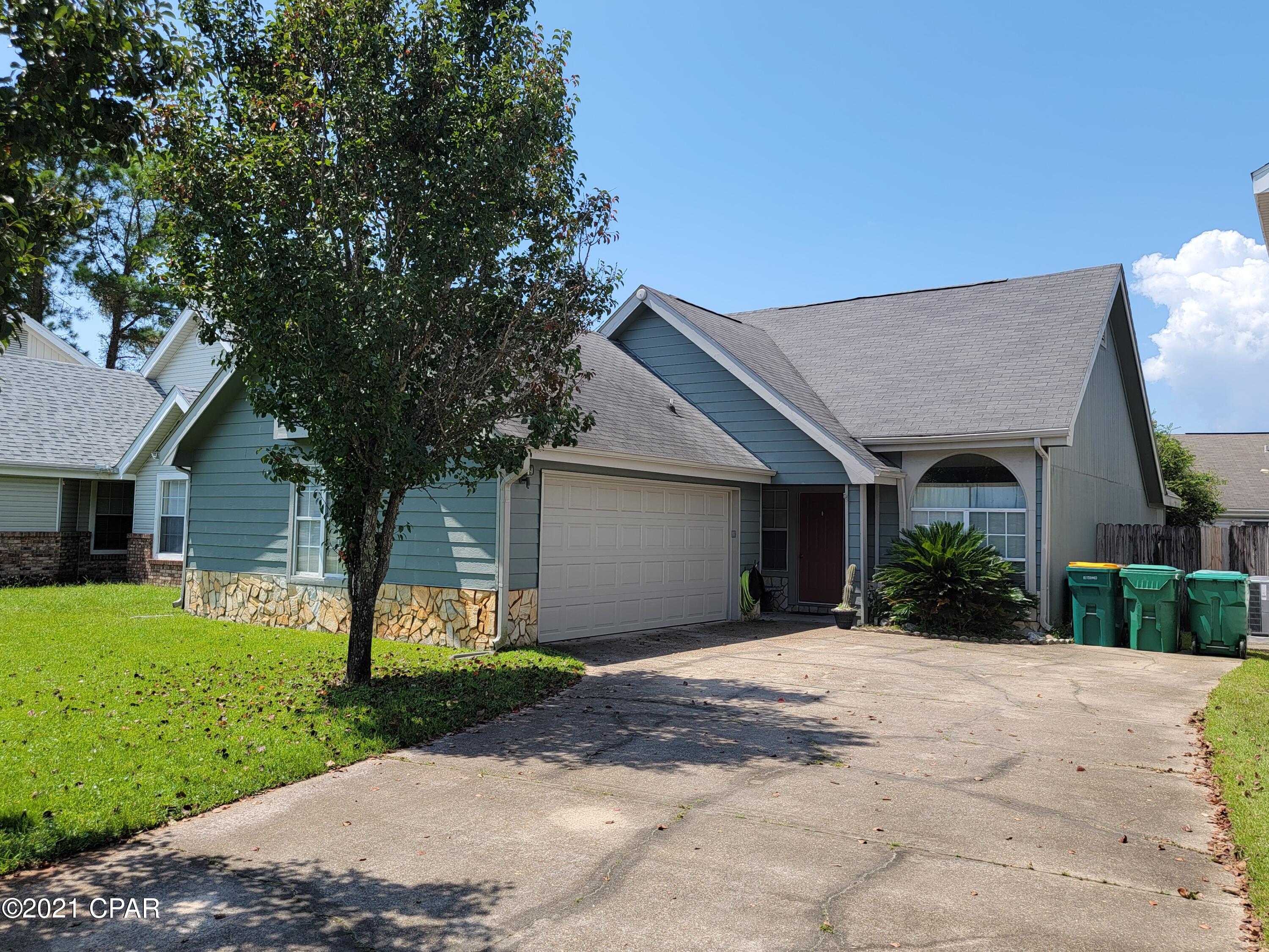 *Multiple offers- No more offers at this time** 3 Bedroom, 2 bath home located in Fort Walton Beach.  Convenient commute to Hurlburt Airfield or Eglin AFB as well as shopping, dining, and the beaches.  The home has a spacious living room with a vaulted ceiling and cozy wood burning fireplace. The kitchen is equipped with range, dishwasher, refrigerator, and has a small pantry closet. The spiral staircase leads you to the 3rd bedroom-loft.  Spacious master bedroom downstairs, with full bathroom and walk-in closet. Also features sliding glass doors leading to the backyard patio. New roof November 2021. Tankless natural gas water heater. Privacy fenced back yard. Owner is in the process of updating the electric circuit panel. Room sizes and square footage is an estimate only.