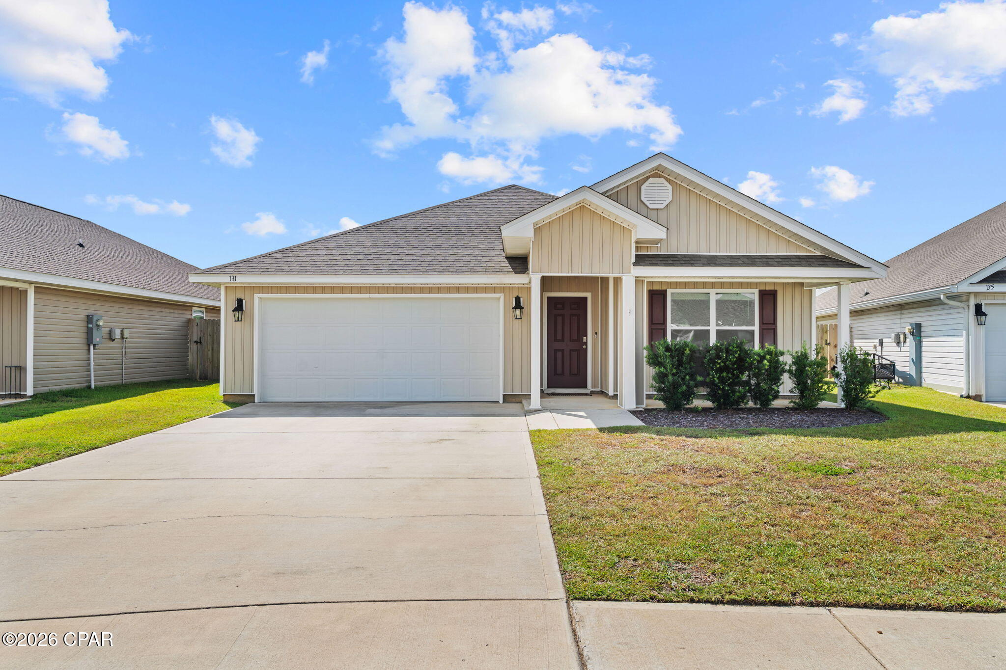 $6,500 IN BUYER CONCESSIONS & ASSUMABLE 3.99% VA LOAN.

Welcome to Bridge Harbor! This beautiful 4-bedroom, 2-bathroom home offers a spacious and functional layout with an open-concept kitchen featuring a center island, pantry, and durable granite countertops. NO CARPET THROUGHOUT THE ENTIRE HOME! 

The primary suite provides a comfortable retreat with a private ensuite bath, separate shower, large soaking tub, and spacious walk-in closet. The fenced-in backyard offers added privacy and space to enjoy the outdoors.

Bridge Harbor residents enjoy access to the community pool, fire pit, and outdoor gathering area, perfect for relaxing and enjoying the Florida lifestyle. Conveniently located just off Boat Race Road in eastern Bay County, this home is less than 10 miles from Tyndall Air Force Base and close to shopping, dining, and everyday conveniences. Don't miss the opportunity to make this beautiful Bridge Harbor home yours!