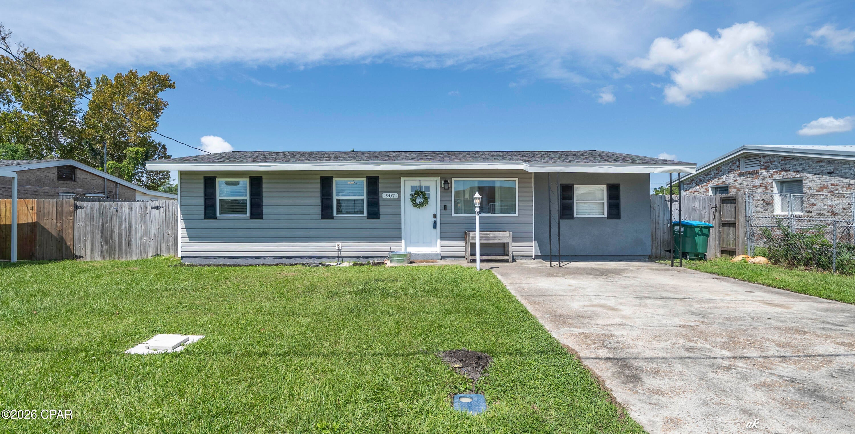 Fresh, updated, and centrally located in the heart of Springfield! Welcome to 907 School Avenue, a 3-bedroom, 2-bath home offering a comfortable layout with plenty of space to spread out both inside and out.
Step inside to a freshly painted interior and an inviting floor plan featuring a dedicated dining room, spacious living areas, and a large den that provides extra flexibility for entertaining, relaxing, a playroom, or additional gathering space. The updated kitchen offers a fresh, functional space for everyday living and flows conveniently into the surrounding living and dining areas.
Outside, the home continues to deliver with a paver patio and privacy-fenced backyard, creating a great setting for grilling, entertaining, pets, or simply enjoying some time outdoors. One of the property's standout features is the detached garage/workshop--perfect for additional storage, projects, hobbies, a home workshop, or creating the ultimate man cave.
Located in the heart of Springfield, you'll enjoy convenient access to Tyndall Parkway, Highway 98, shopping, grocery stores, restaurants, schools, medical facilities, and everyday essentials, with easy access to surrounding Panama City and Tyndall Air Force Base.
With its fresh updates, multiple living spaces, private backyard, and versatile detached garage/workshop, 907 School Avenue offers functionality and flexibility in a convenient central location.
Schedule your private showing and come see everything this updated Springfield home has to offer!