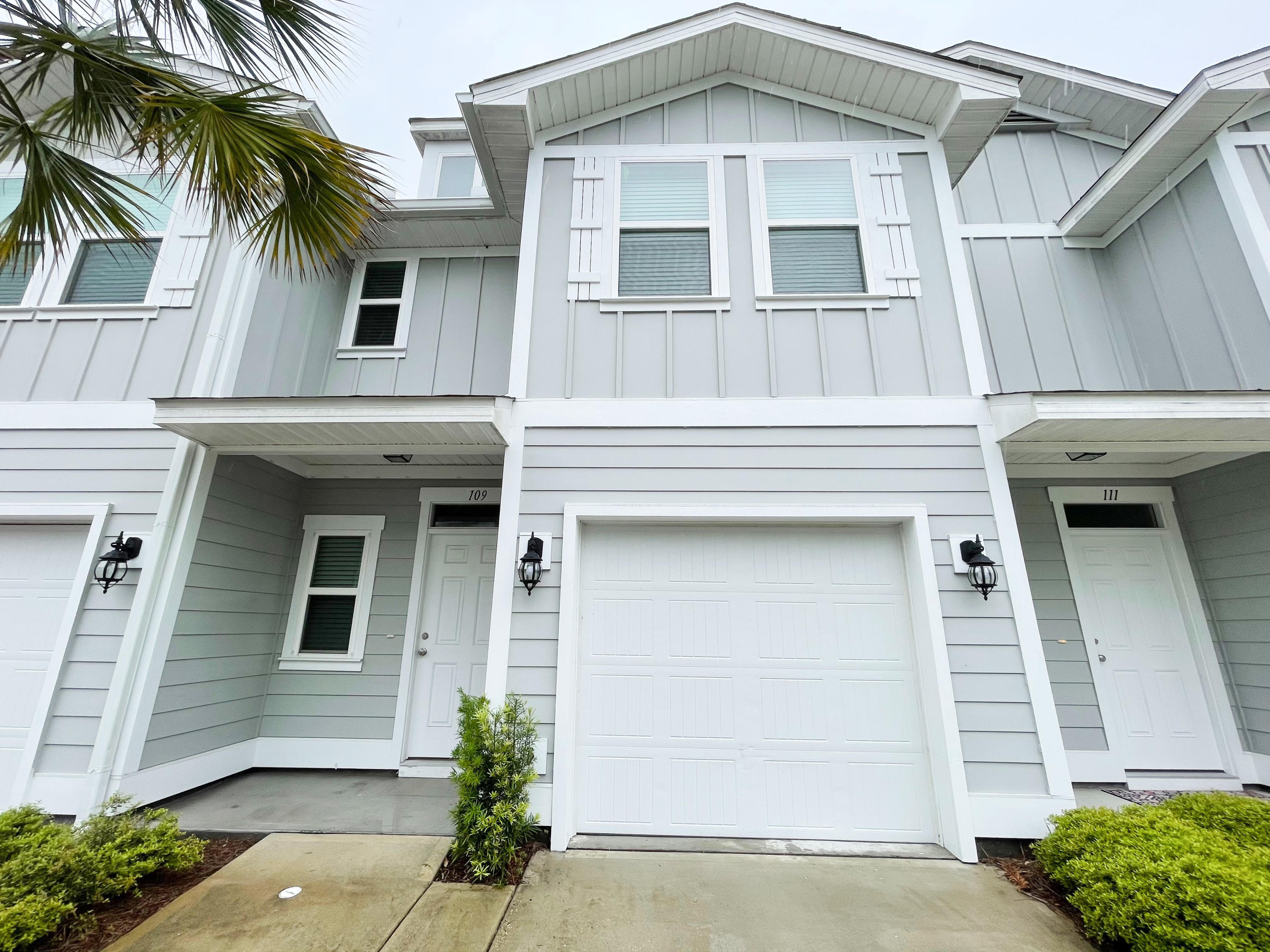 Wonderful newer built townhome centrally located near shopping, dining, great schools and only minutes from the ''World's Most Beautiful Beaches''. This immaculate home offers 9' ceilings on the main floor with beautiful white cabinets, granite counter tops, and luxury vinyl flooring. An open and spacious living area as well as a spacious owner suite upstairs with a large walk-in closet and gorgeous master bath with high double sink vanity & beautiful tiled shower. The secondary bedrooms are spacious as well as the bathroom. Waterfall Townhome community offers a beautiful community pool for residents.14 miles from Rosemary Beach, Inlet Beach, 30A. 22 miles from Tyndall, 6 miles from Navy base. 3 miles from the beach.