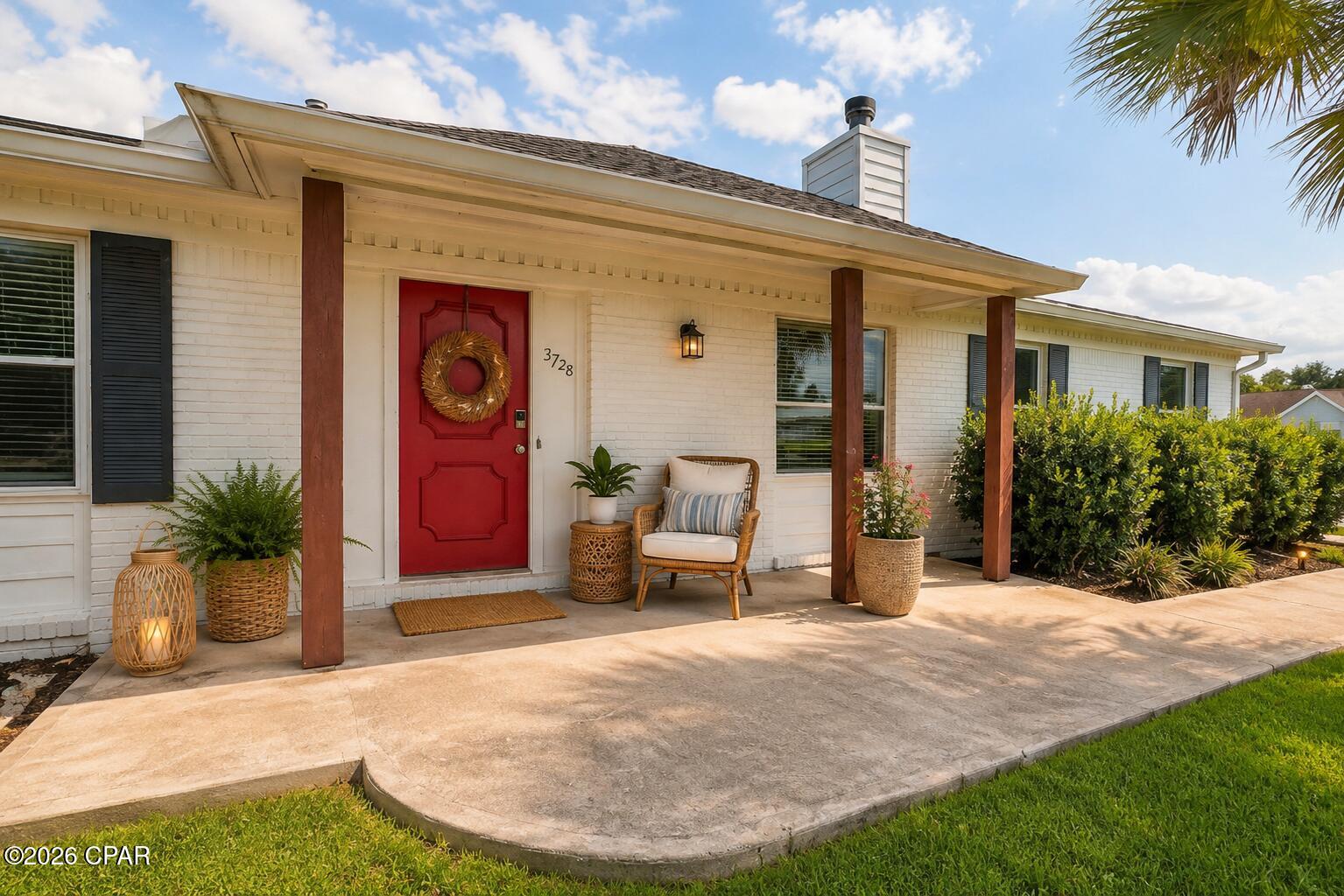 Welcome to 3728 Greentree Place in Panama City, a home offering space, privacy, and a convenient location close to everything in town. Tucked away at the end of a dead-end street and situated on an oversized corner lot, this property offers extra breathing room that can be hard to find. The backyard backs up to mature trees, creating a peaceful and private setting with plenty of room to enjoy the outdoors. Inside, you'll find spacious rooms, a dedicated laundry room, and a flexible layout with plenty of possibilities to make the home your own. A newer roof adds even more value and peace of mind. Whether you're looking for room to spread out, space to entertain, or simply a home with a larger lot and added privacy, this property has so much potential while still being conveniently located near shopping, dining, schools, and everything Panama City has to offer.