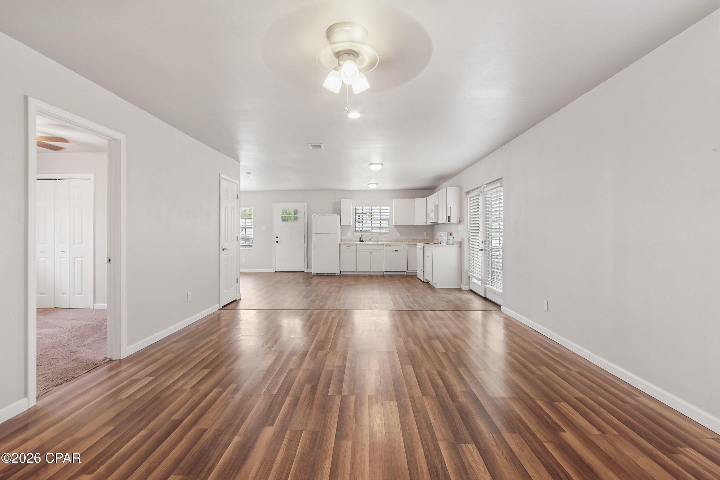 Welcome to 6524 Olokee Street, a charming and move-in-ready home offering comfort, convenience, and value in the heart of Panama City. This 3 bedroom, 2 bath home features an inviting open concept layout that seamlessly connects the living, dining, and kitchen areas, creating the perfect space for everyday living and entertaining.

Step outside to enjoy the large backyard and patio area that is ideal for grilling, relaxing, or hosting gatherings with friends and family.

Conveniently located near Tyndall Air Force Base, shopping, dining, schools, and outdoor recreation, this property offers easy access to all that Panama City has to offer. Whether you're a first time homebuyer, military family, investor, or someone looking to downsize, this home presents an excellent opportunity to own an affordable property in a growing area.

Don't miss your chance to make 6524 Olokee Street your new home.
all information assumed accurate if important buyer to verify