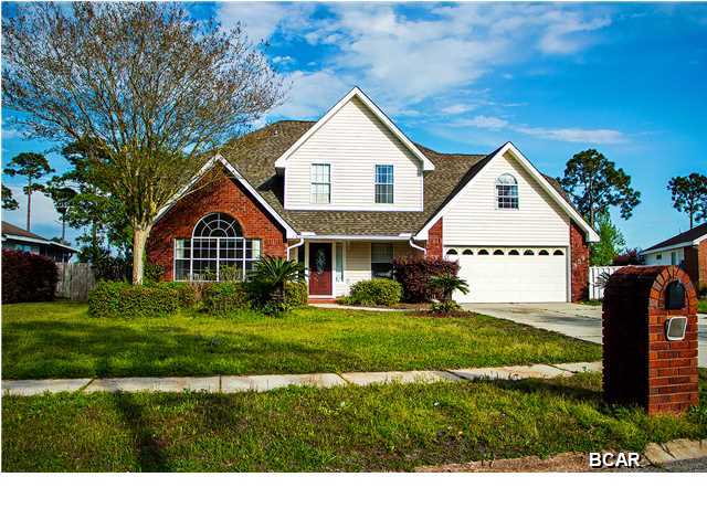 WATERFRONT!!!This is a wonderful neighborhood for you to call home and is located near Tyndall AFB. This spacious home has an incredible view of East Bay and is waterfront with a beautiful marsh landscape, and the yard is nicely landscaped and maintained. Home has many features to include, large great room with fireplace and hardwood flooring, spacious dining room, a fantastic kitchen featuring stainless steel appliances, granite counter tops, and the home also features a large laundry room. Master suite features a large bathroom with tub, a custom beautifully tiled separate shower, and double vanity. Home also features an enclosed in-ground pool with jacuzzi and is heated by solar panels. Other home features are that it offers a home security system, and storage buildin out back and a second screened porch off of the master bedroom with a gorgeous view. The roof was just done in March 2015 and most of the interior of the home has been freshly painted. This is a MUST SEE to appreciate all this home has to offer!! (All measurements are approximate and should be verified by Buyer).