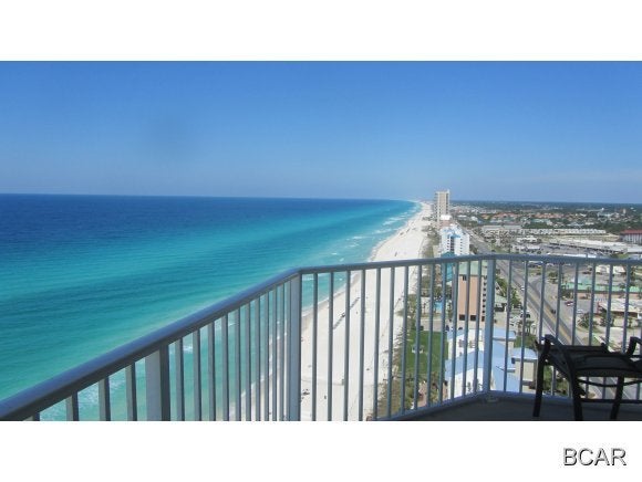 This unit is HUGE and has tons of upgrades! This spacious unit has 3 bedrooms + a bunkroom (similar to a 4 BR), sleeps 10 and is in excellent shape because it has never been rented. The owner has upgraded the flooring, cabinets in the kitchen and bathrooms, flooring throughout and granite in the kitchen, bathrooms and window seals making this a one of a kind unit that you will not want to miss out on. The unit is furnished beautifully with custom window treatment throughout. You will have one of the best sunset views on the beach from this unit. It has tons of windows and not to mention the large WEST END wrap around balcony that everyone wants. Tidewater may be the best opportunity for buyers on the beach! You can buy into this great location near Pier Park and the new airport.
