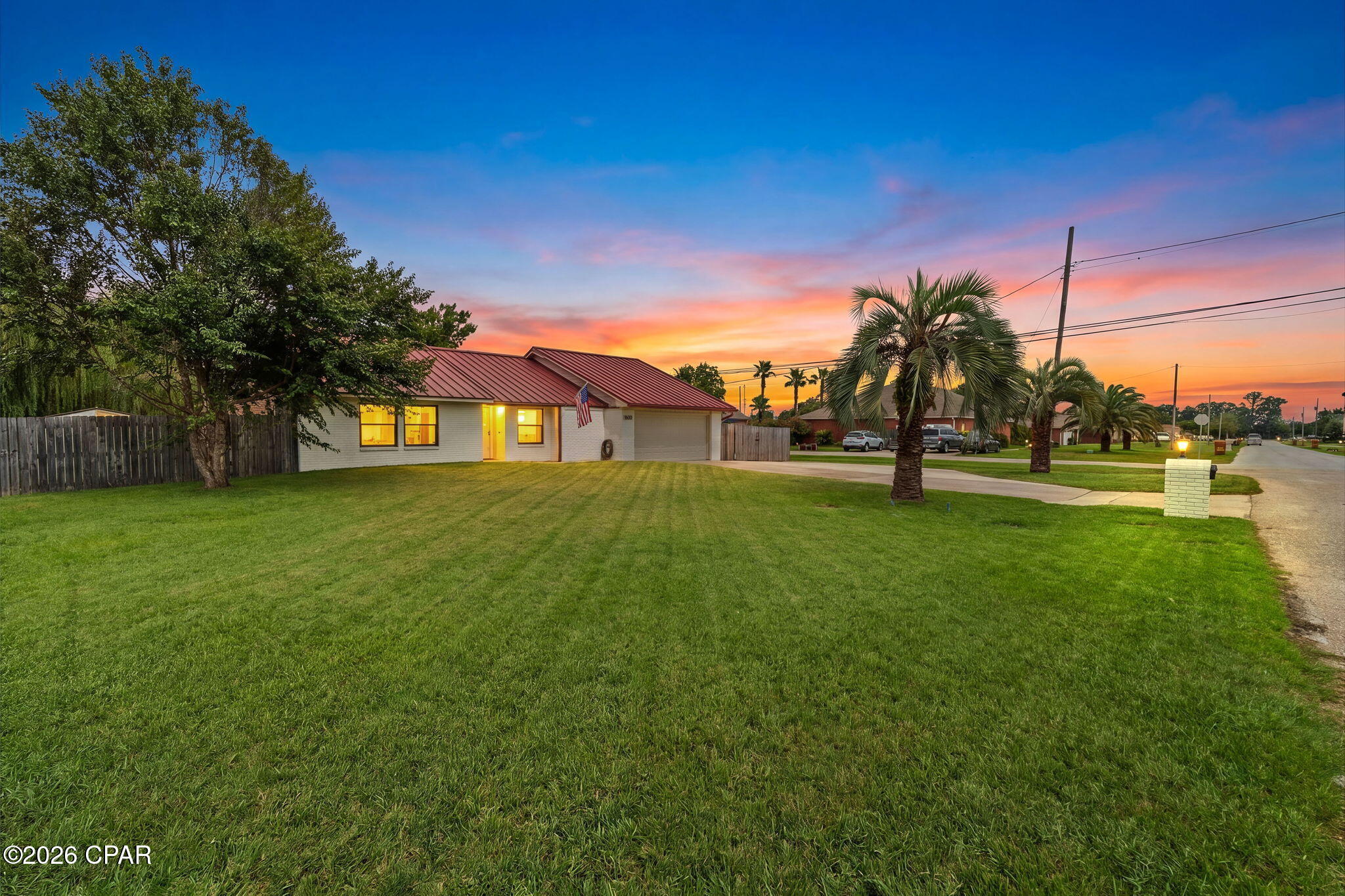 CURRENTLY UNDER CONTRACT, SELLER WILL CONSIDER BACKUP OFFERS Completely Renovated Pool Home with Year Round Pool Enjoyment & RV Parking in Desirable Lynn Haven!
Welcome to this beautifully renovated 1,922 square foot brick home where timeless craftsmanship meets modern luxury. Extensively updated between 2022 and 2026, this move-in-ready home offers an open, functional layout, quality finishes, and exceptional indoor and outdoor living.
The heart of the home is the stunning redesigned kitchen, where the removal of a wall created an inviting open concept living space perfect for entertaining. The kitchen features new cabinetry, Quartz countertops, Large 6 foot island, an oversized sink, updated lighting, and new Kitchen Aid stainless appliances including refrigerator, double oven range, dishwasher and slim style microwave/hood. The adjacent living room centers around a cozy wood burning fireplace, creating the perfect gathering space.
Nearly every inch of the interior has been refreshed with all new plumbing, updated lighting and ceiling fans, new trim, interior doors, fresh paint, new plank closet shelving in pantry, bedroom closets and hall closet, new sliding glass and front doors, and beautifully renovated bathrooms. The cheerful laundry room has also been updated with custom cabinetry and stylish shiplap for added functionality.
Step outside to your own private backyard retreat featuring a screened, in-ground pool enclosure with a solid roof, removable windows for year round enjoyment, a commercial-sized pool heater, new pool pump, and an expanded concrete patio designed for relaxing or entertaining in every season.
The exterior has been extensively upgraded with limewashed brick, new gable siding and garage door all enhancing the home's curb appeal.  For added convenience, the extended concrete driveway provides dedicated RV Parking complete with 30 & 50-amp electrical hook ups, new landscape timbers and a gas line already run to the home,  ideal for a future whole home generator or outdoor kitchen.
With major systems updated, extensive renovations completed, and a long list of thoughtful improvements, this home offers peace of mind along with outstanding style and functionality. A complete list of upgrades is available in the Documents section. Schedule your private showing today!