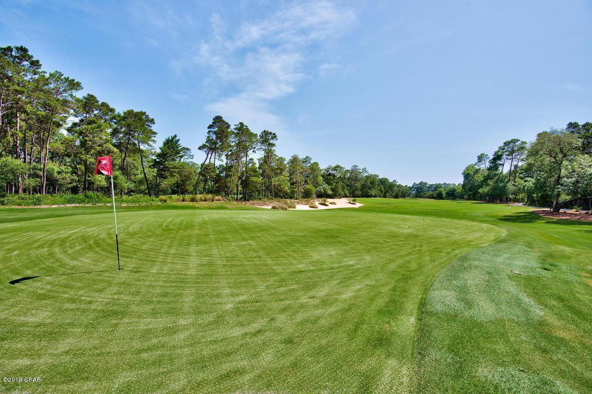 Nearly one full acre, this wooded Wild Heron lot backs up to the 12th tee of the Greg Norman-designed Shark's Tooth Golf Course. Its size will allow most if not all living space in your future home to be contained conveniently at ground level. Set near the end of Shark's Tooth Trail, which culminates in a cul-de-sac, you can expect exceptional tranquility with only seven properties located past it. The 734-acre refuge of Wild Heron is convenient to the attractions of Panama City Beach that include emerald waters, a wide variety of shops and restaurants, as well as seasonal events.Equally convenient is access to Northwest Florida Beaches International Airport.



Amenities include the boat house stocked with kayaks on Lake Powell, whose shoreline is traced by boardwalks, a heated pool and s Har-Tru tennis courts, and a fitness center.