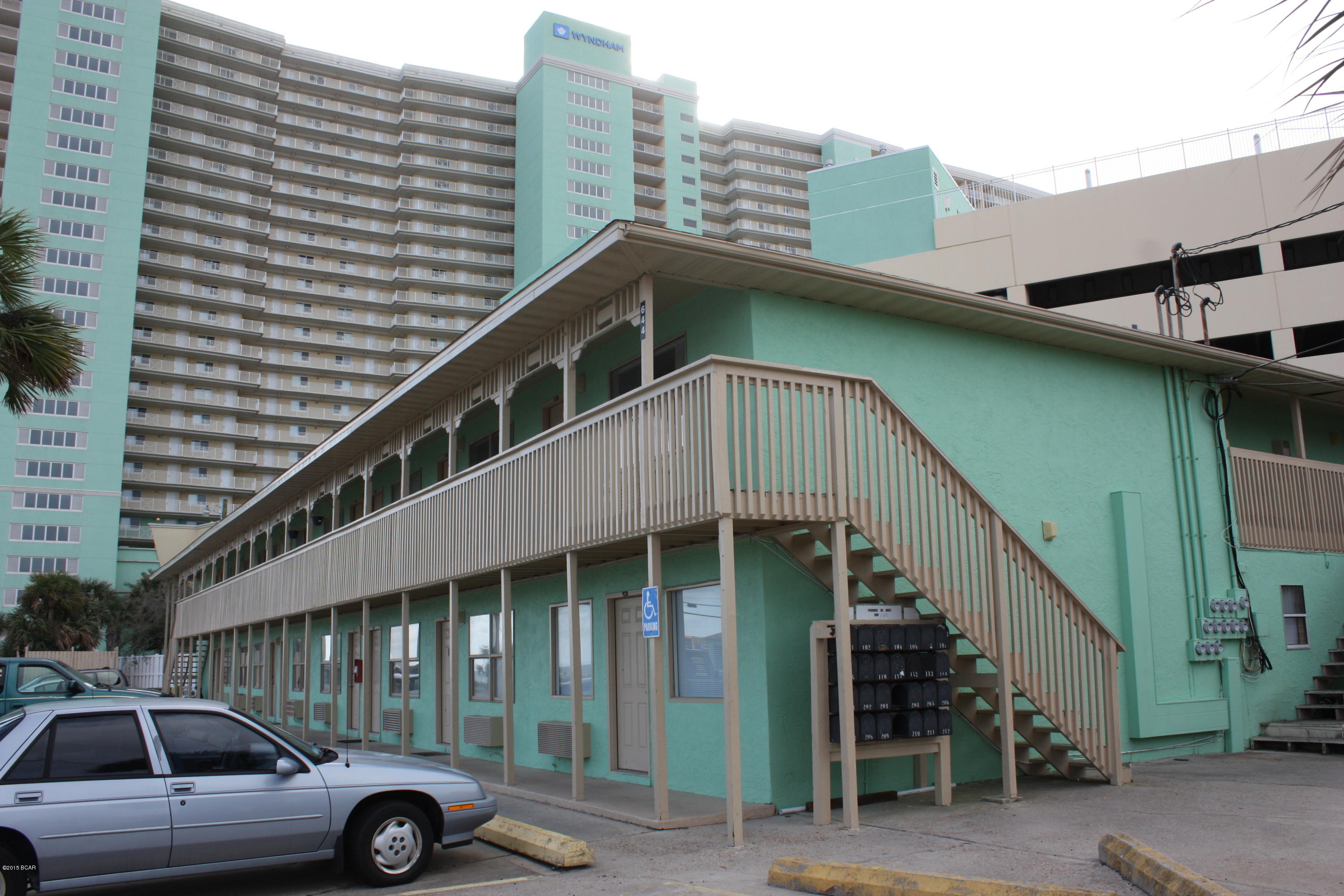 Just walk across the street and you are at the waters edge of the gulf.