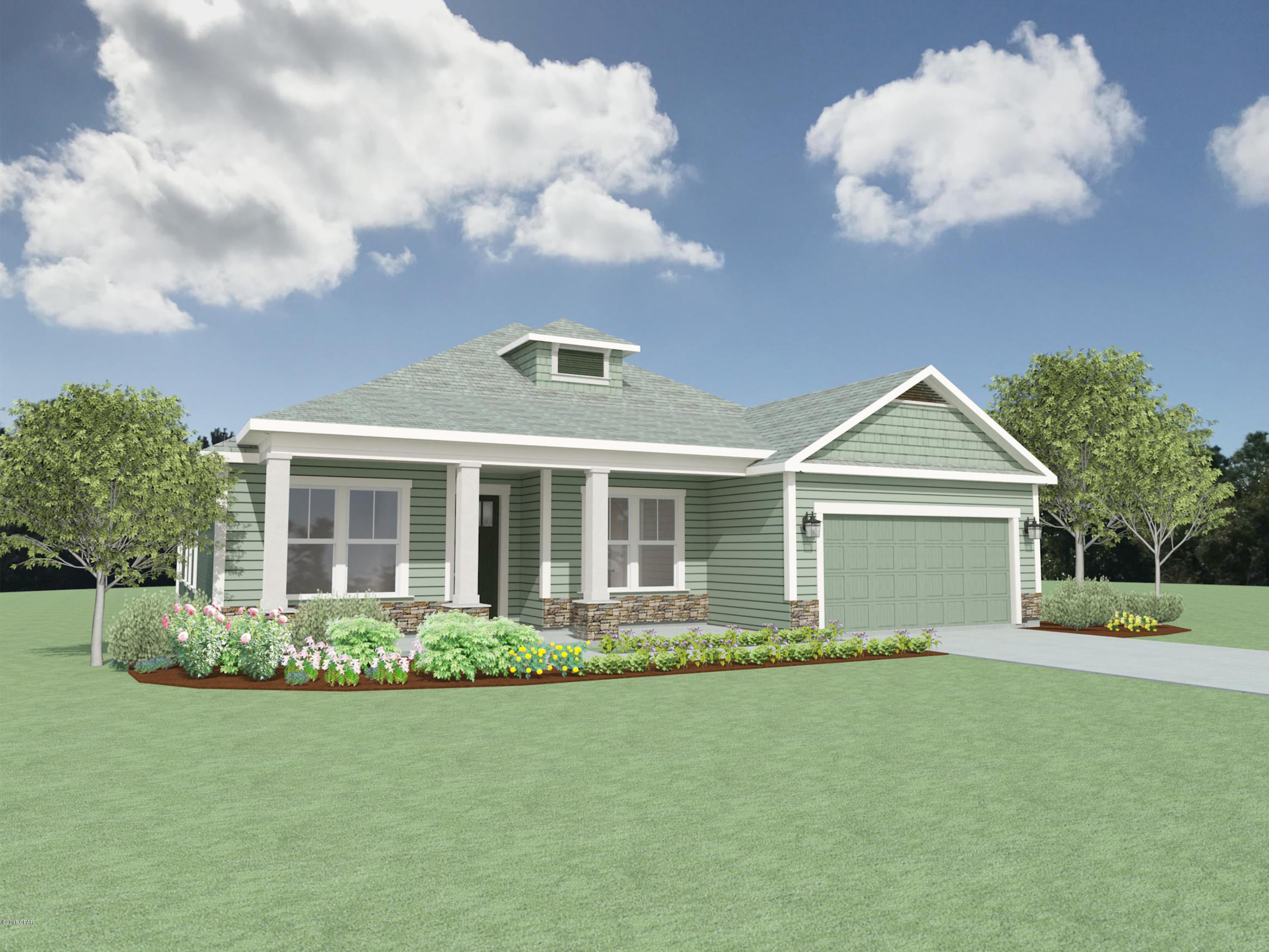 This house is a new construction Model Home Example and not the actual house being built. Breakfast Point Home/model shown has custom and optional features. Please ask agent for standard feature list.This home features the Tripletail II floor plan with a Craftsman elevation. This Home features 4 bedroom 3.5 baths, a study, as well as a 2 car garage.