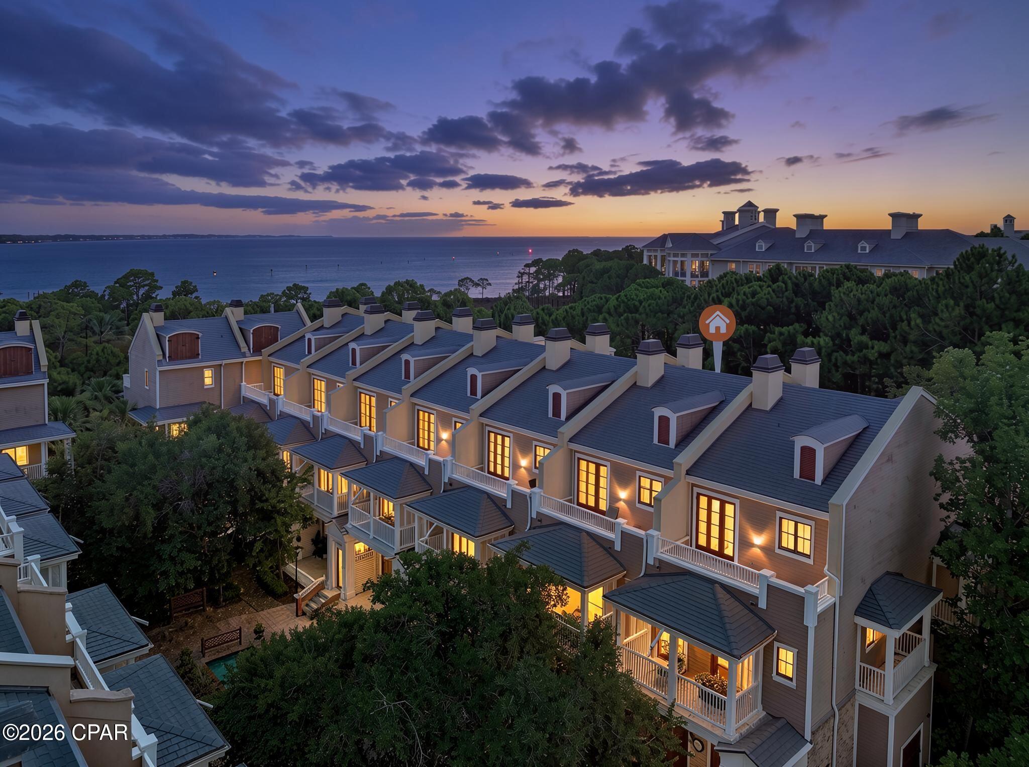 Why choose between New Orleans charm and the Emerald Coast lifestyle... when you can have both?
Nestled inside the exclusive gated community of Le Jardin, this beautifully furnished three-story townhome offers a lifestyle that's hard to find and even harder to leave. Inspired by the French Quarter, Le Jardin features cobblestone streets, charming courtyards, fountains, and lush gardens, all overlooking Choctawhatchee Bay and just steps from the vibrant Village of Baytown Wharf. Search on YouTube ''Le Jardin 164 at Sandestin Golf & Beach Resort'' for video tour.
From the moment you walk through the door, you'll appreciate the craftsmanship and elegance. Soaring 13-foot ceilings on the main level, 10-foot ceilings upstairs, 8-foot solid wood doors, custom molding, and timeless architectural details create a home that feels both luxurious and inviting. The open-concept living area is perfect for entertaining family and friends after a day at the beach.
The third-floor primary suite is a true retreat, complete with its own private balcony where you can enjoy beautiful views of Choctawhatchee Bay, sip your morning coffee, or unwind with a glass of wine as the sun sets over the water.

Whether you're searching for a primary residence, a second home, or an investment property, this one checks every box. Short-term rentals are allowed, with a projected GRI of over $60,000+ annually, allowing you to enjoy the home while generating impressive rental income. The location is what truly sets this property apart. Walk to waterfront restaurants, boutique shopping live music, seasonal festivals, nightlife, and family entertainment without ever getting in your car. End your evenings watching fireworks over the village or strolling through the charming streets that make Baytown Wharf one of the Emerald Coast's most sought-after destinations.
Ownership also includes access to the incredible amenities of Sandestin Golf and Beach Resort, including championship golf courses, tennis and pickleball courts, resort-style pools, a full-service marina, fitness center, spa, miles of walking and biking trails, a complimentary tram, and private beach access to the sugar-white sands of the Gulf of Mexico.
Properties in Le Jardin rarely become available because they offer something very few communities can: a walkable resort lifestyle, luxury architecture, strong rental potential, and one of the best locations on the Emerald Coast.
If you've been waiting for a property that truly offers it all, this is one you need to experience in person. Schedule your private showing today.