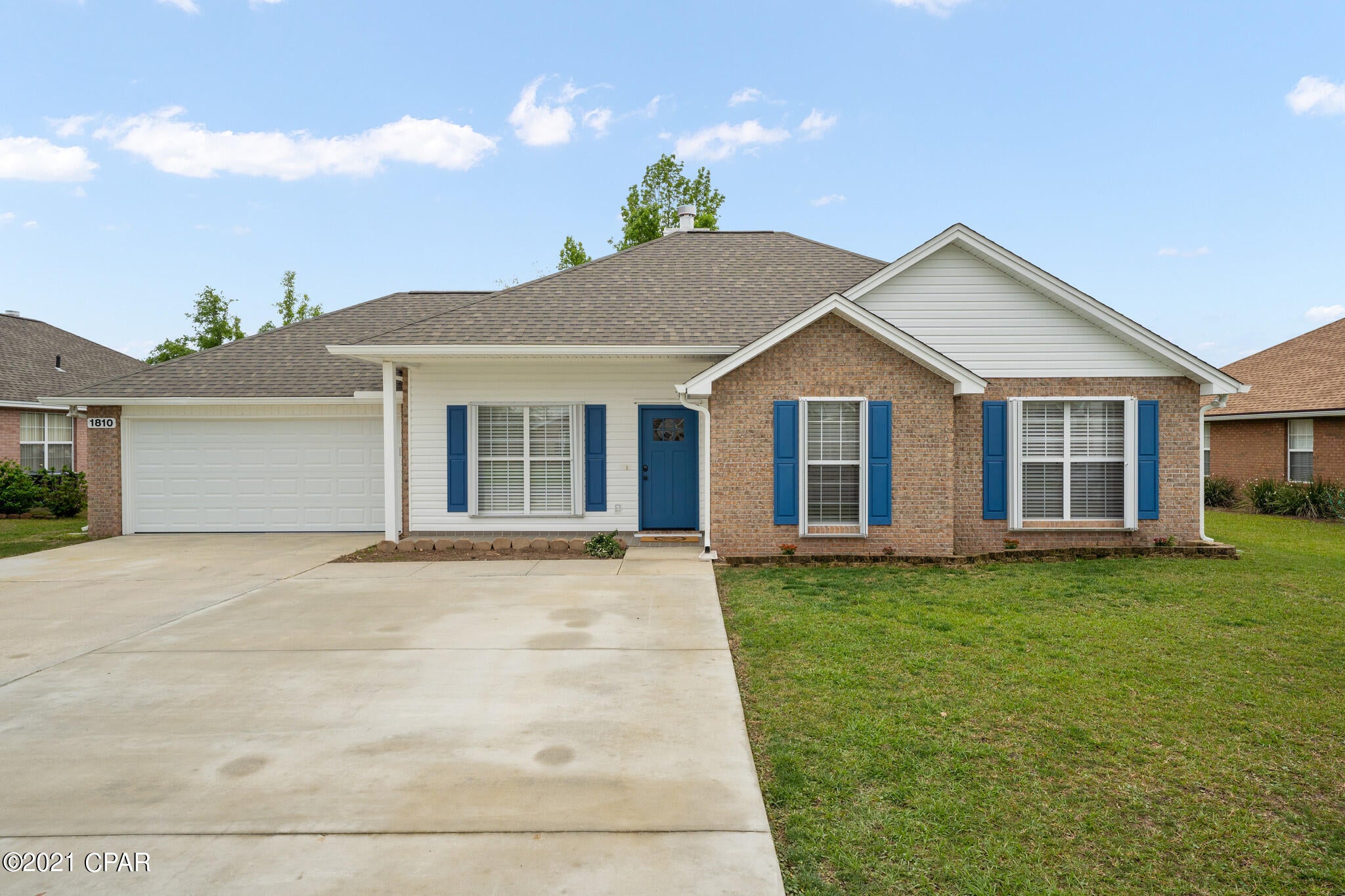 Currently under contract, sellers accepting backup offers. Totally updated, move in ready home in College Point. Home has a great floorplan, soaring ceilings, and a wood burning fireplace making this a bright and beautiful space to live. Flooring is tile in the living room, hall,  master bedroom and hall bathroom, luxury vinyl plank in the kitchen, master bath, and Florida room, and new carpet in the additional 2 bedrooms. Kitchen features new custom Shaker cabinetry, beautiful Quartzite countertops, and KitchenAid Stainless appliances. Both bathrooms have been redone to include new custom vanities, and tubs. The Florida room is completely enclosed with insulated windows and door. It's heated and cooled-a great place to sit and enjoy your morning coffee or evening sunsets. Backyard is large and includes storage building, patio, and outdoor shower. 2 car garage with separate electric subpanel, 50 amp RV hookup, and utility room, an oversized driveway-plenty of room for all of your toys. Hurricane shutters, Nest thermostat, keypad entry front door lock, so many recent upgrades. All measurements approximate and should be verified if important.