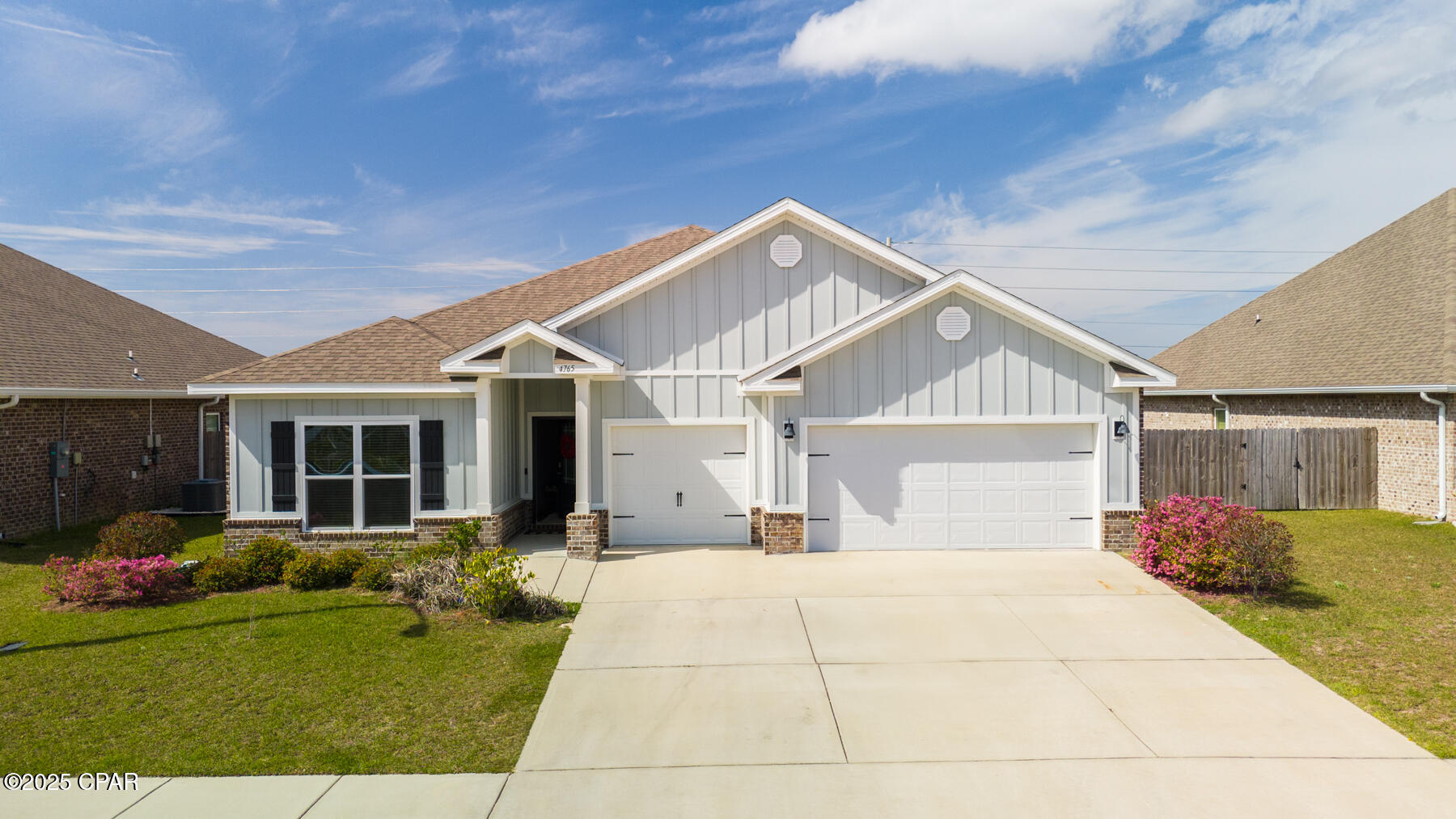 Back on market through no fault of seller.

Welcome to Titus Park, one of Panama City's most desirable communities! This home showcases an exclusive floorplan you won't find often,  complete with a versatile bonus suite perfect for a mother-in-law setup, home office, or private guest retreat.

Inside, you'll find spacious open-concept living, a modern kitchen with sleek finishes, and abundant natural light throughout. The bonus suite provides flexibility for multigenerational living or extended stays, offering privacy while keeping everyone connected under one roof.

The oversized 3-car garage is a dream for car enthusiasts, those needing extra storage, or anyone envisioning their own garage gym or hobby space.

Enjoy access to the community pool, ideal for relaxing weekends or after-work swims. Just down the road, convenience abounds with a Publix shopping center featuring Starbucks, and exciting new additions, a McDonald's under construction and a Mexican restaurant coming soon, plus more local favorites nearby.

Families love Titus Park for its proximity to North Bay Haven Charter School, while commuters and military personnel appreciate being only 14 miles to Tyndall Air Force Base and 6.9 miles to Gulf Coast Hospital.

Experience the perfect blend of comfort, convenience, and community, all in the heart of Panama City's growing north side. Homes with this layout rarely come available, so schedule your private showing today!