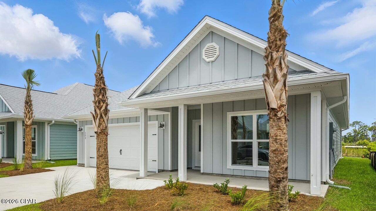 Welcome to 1885 Backwater Road, located at the enchanting Windmark Beach community in Port St. Joe, Florida. The Rhett is one of our popular one-story floor plans used in many communities in this area. With this 4 bedroom, 2 bath home, you will see 1,799 square feet of spacious living perfect for a small family to enjoy comfortably.

As you walk inside the Rhett, you will see the long main hallway leading you to the open living room and kitchen. The 9' ceilings throughout the home open up your living space with tray ceilings in the primary bedroom and living room as an added feature. Engineered vinyl plank flooring throughout the home offer a sleek, low-maintenance way to keep your floors looking new and easy to clean from sandy days at the beach. The kitchen and bathrooms feature granite countertops and white cabinetry, a walk-in pantry, and a large island ideal for family and guests to enjoy your meals together. The primary bedroom has its own bathroom featuring a spacious walk-in closet, a double vanity, and a separate walk-in shower and soaking tub. Each room in the house has large windows that allow plenty of natural light in to brighten your mood and home.

The exterior of this home features Hardie Color Plus Siding and is uniquely engineered to stand up to the harshest elements from wind, rain, fire, freezing temperatures, and hail. Dimensional shingles with 30-year warranty. A landscaped front flower bed at entry way and fully sodded yard. Our Windmark community features underground utilities making it less susceptible to damage from severe weather leading to fewer outages and more reliable service. The Rhett features a covered lanai back patio with a covered front porch. 

Located directly across from the Gulf, you will find beautiful beaches within walking distance, and local restaurants close by. These homes offer easy access to Tyndall Air Force Base (21.7 miles away), Panama City Beach (39 miles away), and downtown Port St. Joe (only 6 miles away).
 
Enjoy all that Windmark Beach has to offer featuring a town center complete with food, shopping, a gym, and more! There are sidewalks, boardwalks, bike paths, golf cart paths, and multiple beach accesses along with two large community pools and breathtaking views of the Gulf! Schedule an appointment to tour Windmark Beach today!