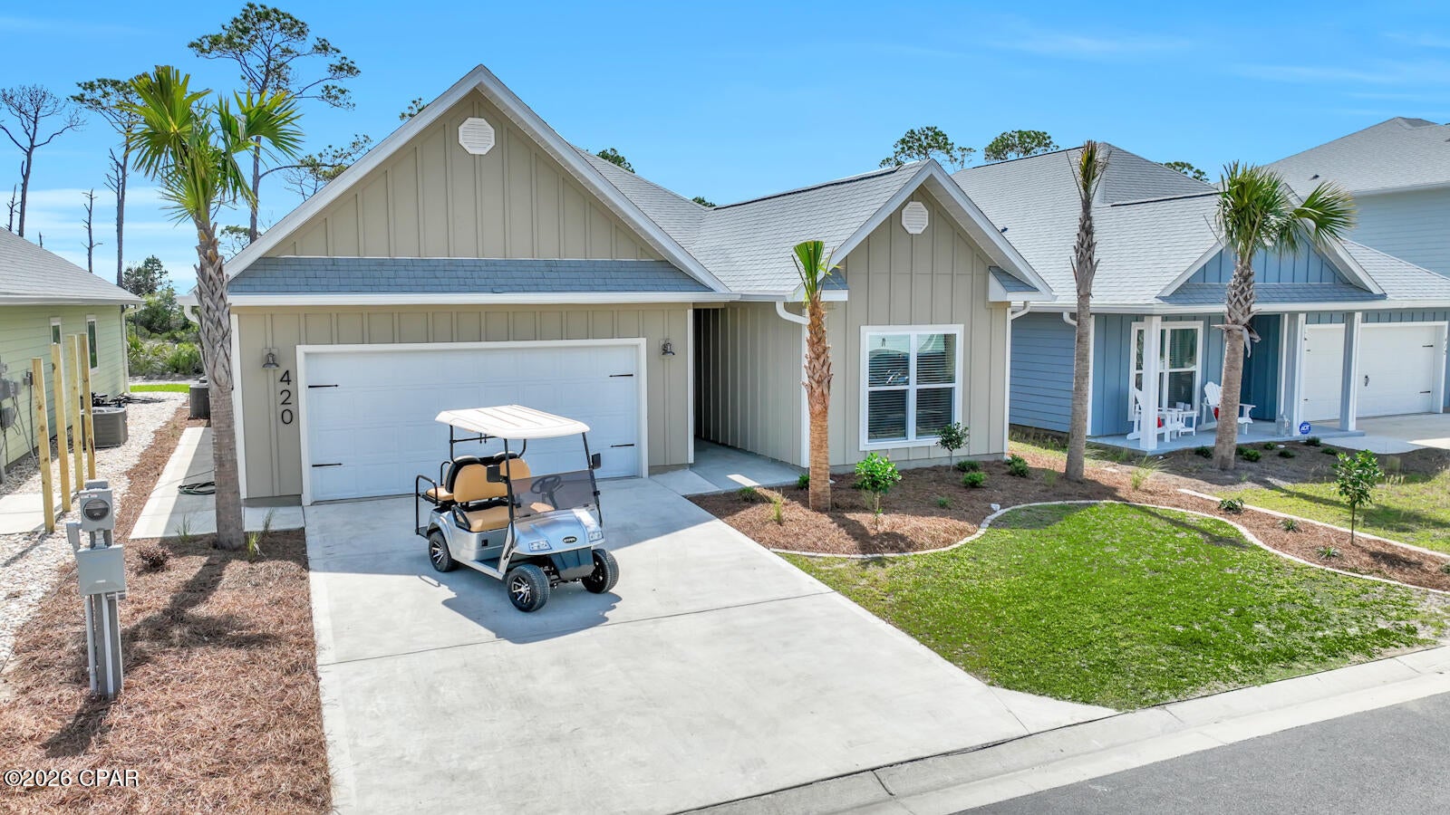 GULF VIEWS. RARE LOCATION. FULLY FURNISHED. GOLF CART INCLUDED.

There are plenty of homes in WindMark Beach. There are very few with a location like this.

Welcome to 420 Sea Grove Way, positioned along the coveted Gulf-facing stretch of WindMark Beach where the view--and the lifestyle that comes with it--immediately separates these homes from the rest of the community.

This is not simply a house close to the water. This is one of the limited lots where you can look toward the Gulf, enjoy incredible coastal sunsets and feel connected to the water from your own home.

And that location has always carried real value.

When these homes were originally sold, comparable Kennedy floor plans on interior and pond locations were selling around the upper $400s. 420 Sea Grove sold for more than $609,000--roughly a $120,000 premium over comparable Kennedy homes.

There is a reason.

They can build another Kennedy. They cannot build another lot here.

Today, 420 Sea Grove offers an even more complete opportunity. The home is being sold fully furnished with high-end, thoughtfully selected coastal décor, along with a golf cart, making this a genuinely turnkey property from the moment you arrive.

Inside is one of WindMark's most desirable and versatile layouts--the 4-bedroom, 3-bath Kennedy floor plan with approximately 2,197 square feet of single-level living.

What truly separates the Kennedy is the private guest quarters. Rather than simply adding another bedroom, this portion of the home creates a second living space with its own kitchen, living area, bedroom and full bathroom. It is ideal for extended family, guests, multiple families vacationing together or owners who simply want privacy and flexibility that most homes in the community cannot provide.

The main home offers an open kitchen, dining and living area, quartz countertops, stainless appliances, upgraded flooring and an easy coastal layout designed for gathering after a day at the beach.

But walk outside and you quickly remember why this particular home is different.

The water. The sunsets. The beach.

Only a small portion of WindMark can offer this perspective. Much of the community extends farther inland, while this stretch of Sea Grove places you along the coastal edge of the neighborhood with the Gulf and St. Joseph Bay immediately beyond.

Spend the morning walking the beach, the afternoon at one of WindMark's resort-style pools, then take the golf cart to the Village Center for dinner before coming home to watch the sky change over the water.

No projects.
No furniture shopping.
No golf cart to buy.
No waiting to create the beach-house experience.

It is already here.

420 SEA GROVE WAY

4 Bedrooms | 3 Full Bathrooms | Approx. 2,197 SF
Rare Gulf-Facing Water-View Location
Private Guest / Mother-in-Law Suite
Two Separate Living Spaces
Two Kitchens
Fully Furnished
High-End Coastal Décor
Golf Cart Included
2-Car Garage
Single-Level Living
Beach Access & Resort-Style Amenities

A recent Gulf-view home on this same stretch of Sea Grove sold for $695,000 with only 1,768 square feet and two bathrooms.

420 Sea Grove offers more than 400 additional square feet, a third full bathroom, the private guest suite and the same thing buyers are ultimately paying a premium to own: the location.

Furniture can be replaced. Homes can be remodeled. Golf carts can be bought.

But you cannot recreate a Gulf-view lot in one of the most desirable positions in WindMark Beach.

That is what makes 420 Sea Grove Way special.