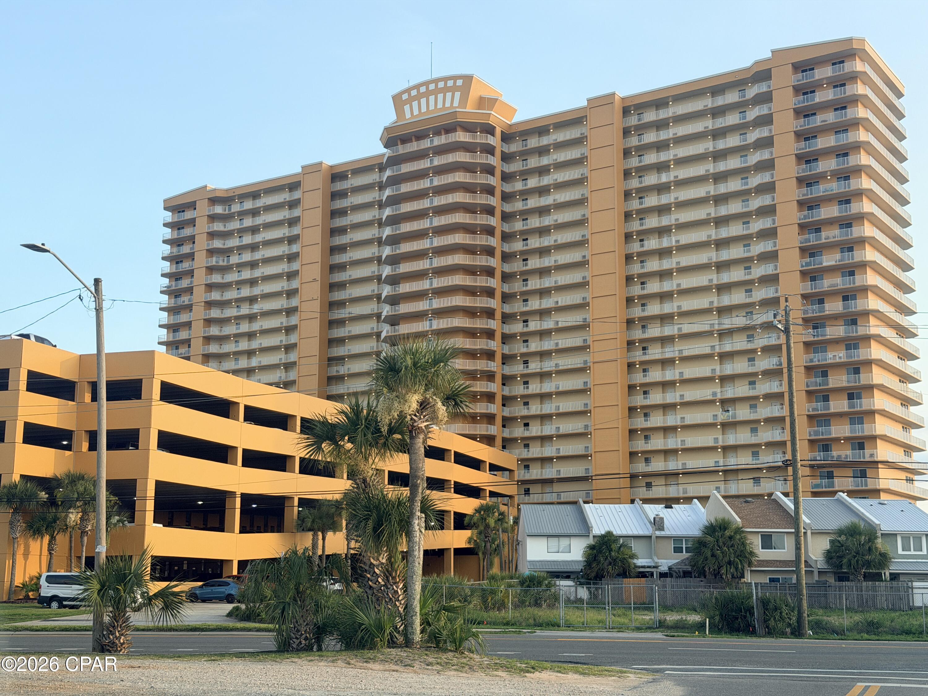 Comp purposes. Maintained but not updated. Wake up to breathtaking panoramic views of the emerald-green waters and sugar-white sands of the Gulf of Mexico from this stunning 3rd-floor residence at the highly sought-after Treasure Island Resort.

Offering 1,370 square feet of coastal living space, this beautifully appointed unit features 2 spacious bedrooms, a separate bunk room, and an expansive private balcony where you can relax and enjoy unforgettable sunsets over the Gulf. The interior showcases ceramic tile flooring throughout the kitchen, hallway, and bathrooms, creating a seamless blend of style and durability.

Treasure Island Resort is ideally located on the east end of Panama City Beach, just minutes from the natural beauty of St. Andrews State Park, local dining, shopping, and entertainment. Residents and guests enjoy an impressive array of resort-style amenities, including a large seasonally heated Gulf-front swimming pool, kiddie pool, dune walkover with direct beach access, state-of-the-art fitness center, owner's lounge, gazebo, and covered parking garage.

Whether you're searching for a primary residence, vacation getaway, or investment property, this exceptional beachfront condo offers the perfect opportunity to experience the best of coastal living.
