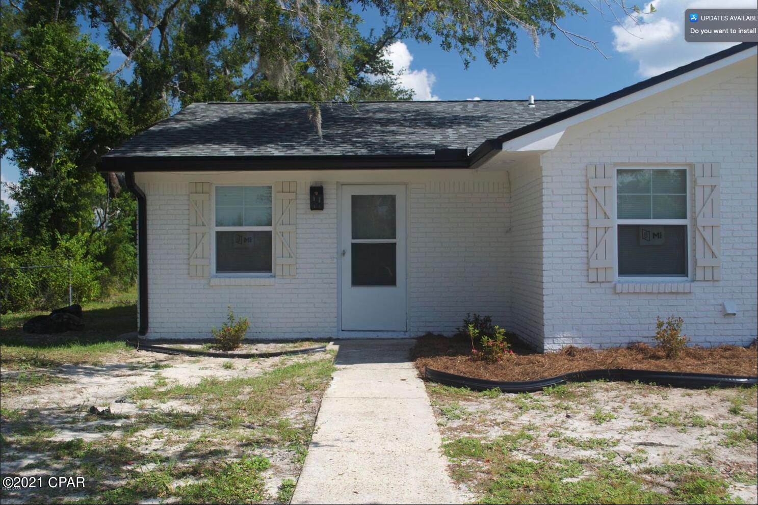 *RENTAL OPPORTUNITY* Just off Tyndall PKWY, minutes away from TAFB, schools and stores!! This two bedroom duplex has been completely renovated inside and out giving it a fresh updated look! New vinyl flooring throughout the home, fresh paint, new cabinets and appliances- This home is MOVE IN READY, apply today at whenyouthinkrentals.com!