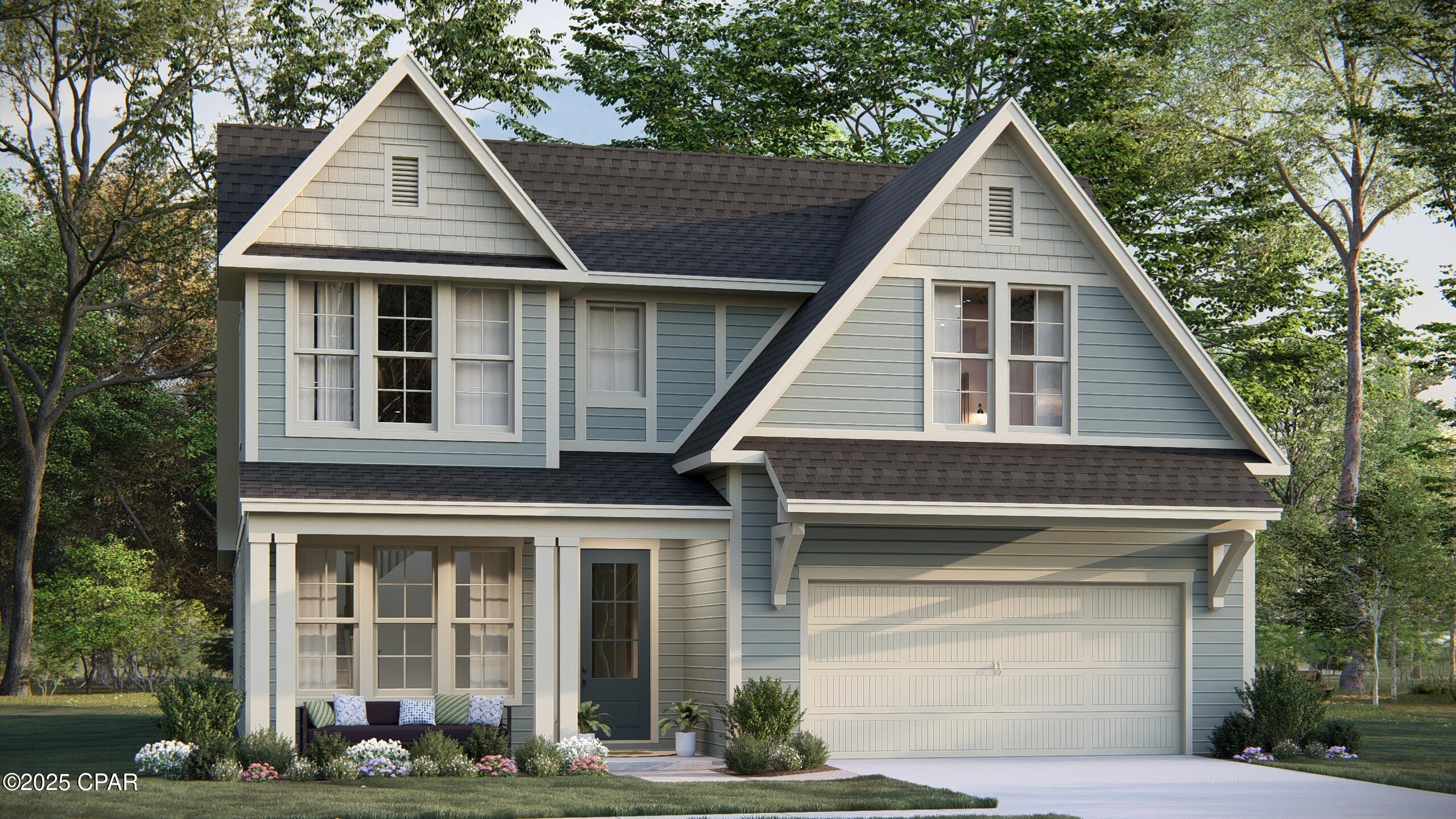 BUILDER INCENTIVE of $37,500 with preferred lender! The Azalea plan built by Harris Doyle Homes is now offered in Breakfast Point East on a conservation lot with lake views! This spacious home offers 4 bedrooms plus a loft (optional 5th bedroom with 4th full bath) and formal dining room. In addition to the indoor living space, there is a large outdoor lanai. The main level primary suite features a large tile-to-ceiling shower, dual vanity, and walk-in closet. The open island kitchen has a large island for casual dining, or you can entertain elegantly in the adjacent dining room. New home plans built by Harris Doyle Homes start in the $430,000s in Breakfast Point East!