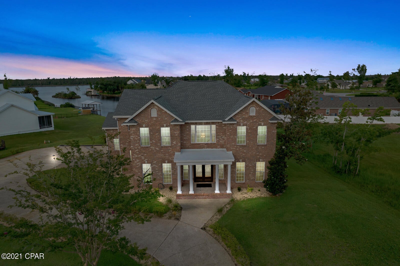 **Priced far BELOW market value for a quick sale!!** Wow!!! You don't want to miss out on this ***GRAND***  upscaled WATERFRONT home!!! COMPLETELY REDONE, WATERFRONT ON MILL BAYOU with deepwater Gulf access, featuring an inground pool, massive RV garage, as well as an additional 2 car garage, and absolutely beautiful interior with great finishings. You won't want to miss out on this beautifully renovated brick home featuring 4 Bedrooms and 3 1/2 baths with spectacular views of Mill Bayou from the Master Suite, Living, Room, Kitchen , Bonus Room and Breakfast Area.  Enjoy splashing around in your inground pool and sunsets are abundant from the large screened in porch.  This home has been completely renovated down to the studs.  Enjoy cozy nights around your electric fireplace The home also features an office to work from home and an elegant formal dining room with beautiful chandelier.  The Master has a large ensuite with double vanities, water closet, tiled shower and soaker tub.   The bonus room is large with a picture perfect window to enjoy those water views.  The kitchen has gorgeous quartz countertops with a large island and beautiful pendant lighting and tiled backsplash that is so elegant.  The kitchen features a farmhouse sink, vegetable sink and stainless steel refrigerator, a wall oven, and built in microwave. The home features a circular drive way and an RV/Boat Storage garage. The home has a light and airy feel.  There is plenty of room to add a boat dock, and the canal is deep in the middle. Make your appointment today to see this beautiful and elegant home.  The pool features a baby gate for extra security, however, it can also be easily removed. ***The County is working on getting the canal cleaned out so deepwater boats will be able to fit.*** It should be done any day now.
Measurements are approximate, and may not be accurate. Please measure to verify.