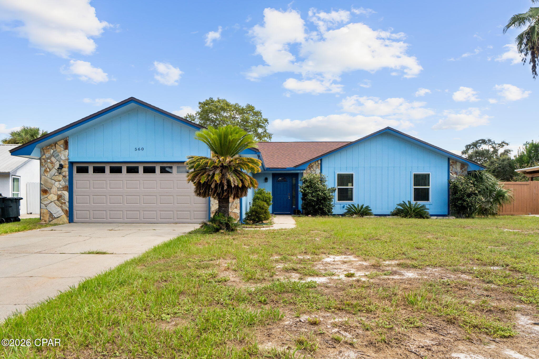 Welcome to 560 Lagoon Oaks Drive, a 3-bedroom, 2-bath home with 1,519 sq ft of living space in the established North Lagoon Oaks neighborhood of Panama City Beach. Set on a generous 73 x 138 lot, this property offers room to spread out, garden, and enjoy the outdoors, with no HOA.
Step out back to the screened-in patio, a relaxing spot for morning coffee or evening gatherings without the bugs. The backyard is highlighted by a peaceful koi pond, adding a tranquil touch that makes this outdoor space feel like a private retreat. A double garage provides plenty of room for vehicles, beach gear, fishing equipment, or a workshop.
Location is everything, and this home delivers. You're just minutes from the white-sand beaches of the Gulf, nearby marinas and the Grand Lagoon, plus dining, shopping, and entertainment. Zoned for Patronis Elementary, Surfside Middle, and Arnold High School.
 Whether you're looking for a full-time residence, a second home near the water, or an investment property, this one is worth a look. Schedule your showing today!
