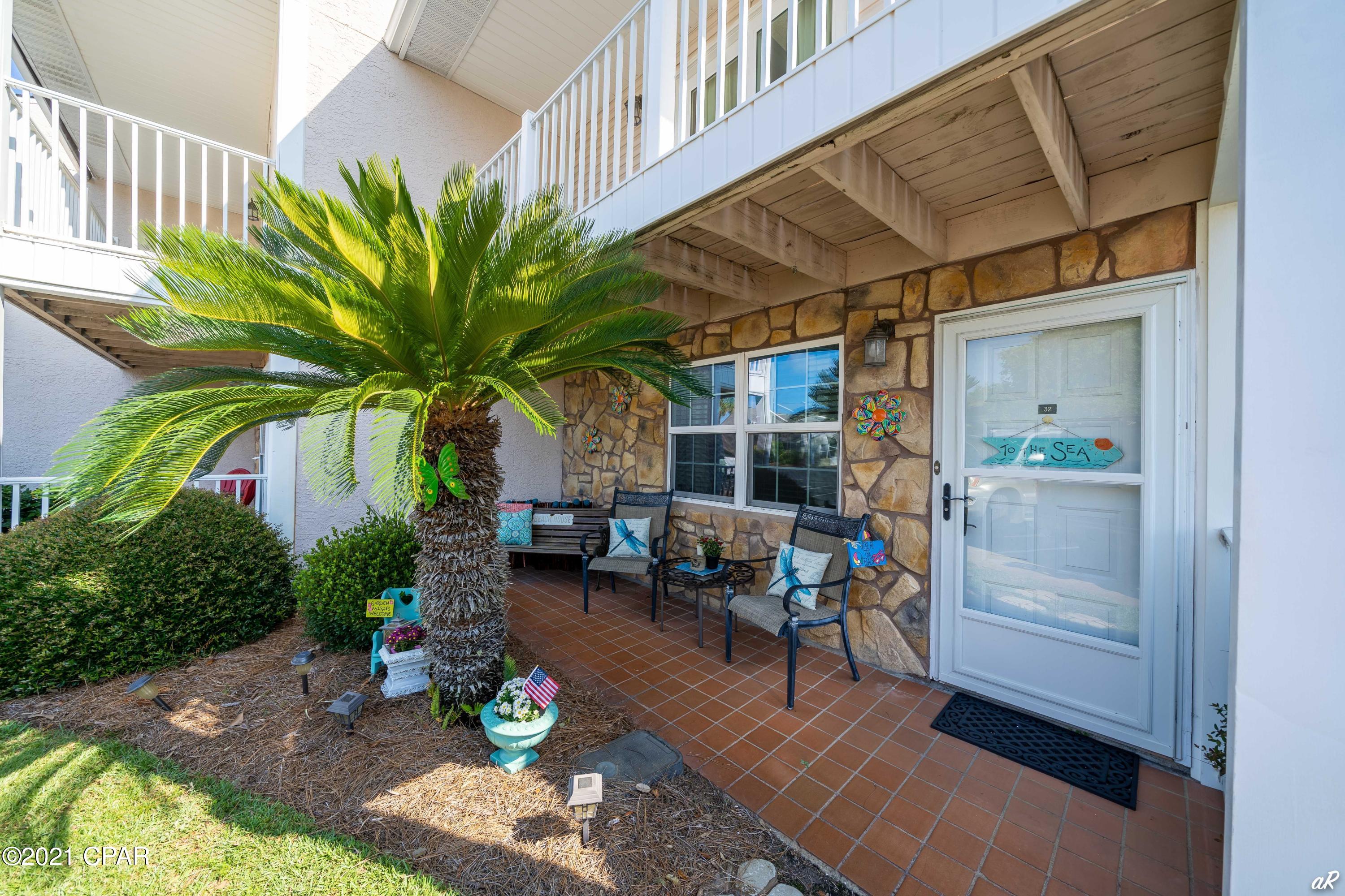 'CURRENTLY UNDER CONTRACT, SELLER ACCEPTING BACKUP OFFERS' looking for a Great Beach House 2 blocks to the White sandy beaches that can be your Home or Home away from home & Beach rental when your not there, then you found it. This is a Beautiful 2 Bed 2.5 bath, 2 floor beauty! The bedrooms are Roomy & storage is plentiful . This comes Turn Key Ready for you & your Guests on Closing day. This Has a great rental history and has been a wonderful second home retreat for many years. Wainscoting on the stairs & hall walls are a nice touch to this spacious home so close to the beach. Balcony off the master for coffee and the skylights bring in a wonderful natural light. Back patio for grilling for a nice BBQ at home . The outback patio also includes a lockable storage for your beach goodies .
