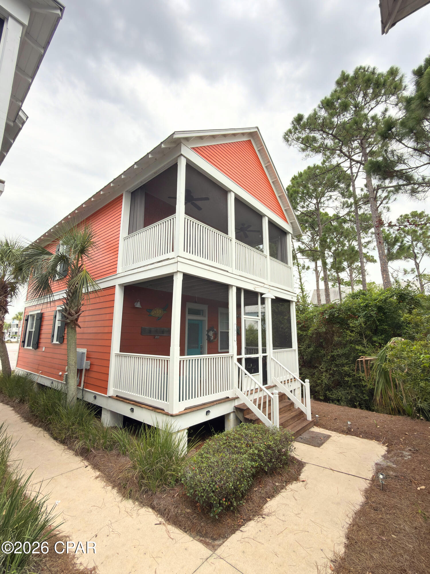 Experience the laid-back charm of Florida's Forgotten Coast at 3050 Highway 98 West, Unit A3, a beautifully maintained cottage in the highly desirable Barefoot Cottages community. Perfectly positioned between the sugar-white beaches of Cape San Blas and the historic waterfront of downtown Port St. Joe, this inviting residence offers the ideal blend of coastal comfort and convenience. This thoughtfully designed two-bedroom, two-and-a-half-bath home features an open living area that creates a warm atmosphere with banquette seating with storage. Unique to this home is the privacy of the decks as they do not face the parking lot like most other units do. Natural light fills the interior, enhancing the bright coastal feel throughout the home. The spacious kitchen provides ample room for meal preparation and entertaining, while the upstairs bedroom suites offer privacy and comfort after a day spent enjoying the Gulf Coast. Several upgrades installed in the past year include: freshly painted exterior with stained decks, new ceiling fans and lighting throughout, a new hot water heater, and new toilets and faucets. Outside, residents enjoy access to Barefoot Cottages' exceptional amenities, including resort-style swimming pools, a hot tub, fitness center, clubhouse, playground, and beautifully landscaped grounds. Whether you're relaxing poolside, or heading out for a day on the water, every aspect of coastal living is within easy reach. Located just minutes from St. Joseph Bay, public boat launches, local restaurants, boutique shopping, and some of Florida's best fishing, boating, and scalloping waters, Unit A3 places you at the center of everything that makes Port St. Joe special. Whether you're searching for a full-time residence, second home, or investment property, this charming cottage offers an opportunity to enjoy the relaxed lifestyle and natural beauty that continue to attract visitors and homeowners to ''Florida's Forgotten Coast'' year after year.