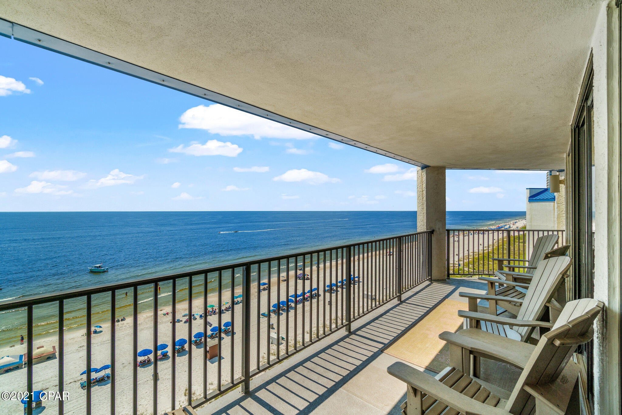 Over 60k in rentals in 2021 in this Penthouse at Aquavista!   This Panama City Beach rental machine has 3 bedrooms, a wrap balcony and incredible views of the world's most beautiful beaches. New appliances,  granite,  beautiful white cabinets, and master bedroom featuring walk in shower.  You have the west end unit in the east tower for gorgeous gulf views.  Enjoy the perfect location close to Pier Park, and a short drive to the west end and popular Inlet Beach.  Owners at Aquavista enjoy a gated community, convenient covered parking under the building, gulf front pool, hot tub, owners lounge and plenty of deeded beach.  A low density condo means you don't have long lines for elevators and even better you have a huge stretch to relax and spread out on the beach