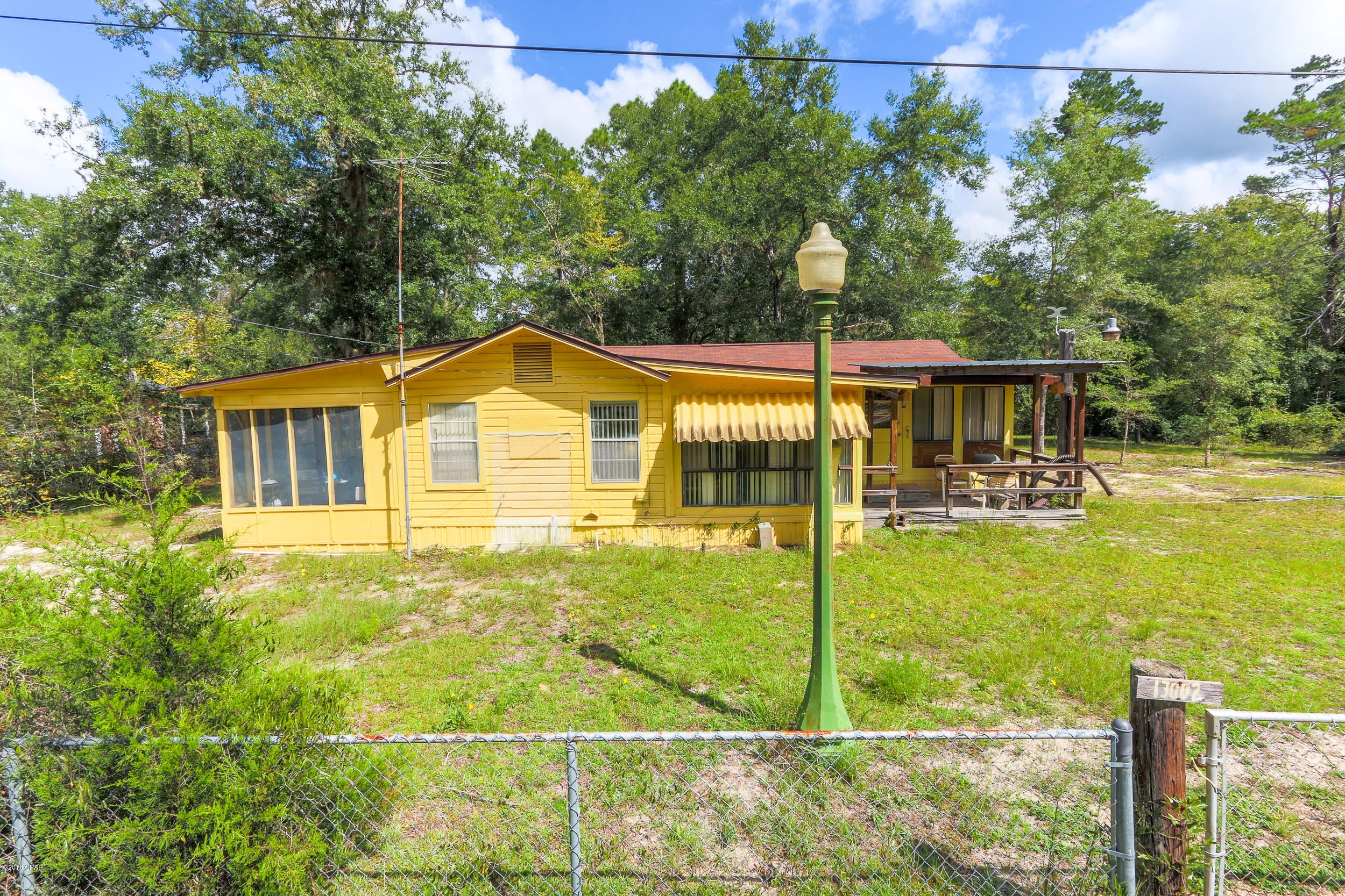 Three bedroom, one bath on Otter Creek! This home comes fully furnished and is move-in ready! If you are looking for housing after Hurricane Michael this is an awesome retreat only 25 min from Panama City Beach!

The roof is 5 years old and the home sits on almost half an acre of property, adjacent to area boat launch.