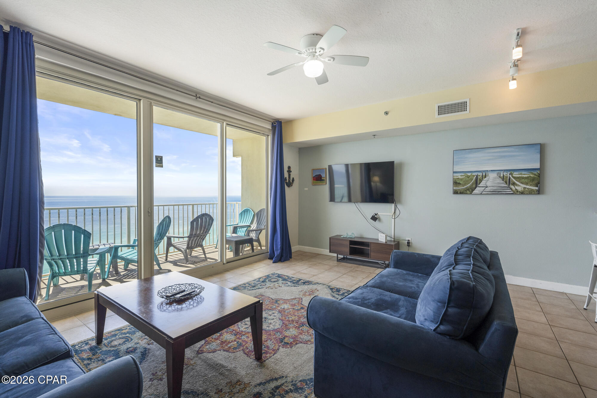 The best view in Shores of Panama! 

Welcome to the Emerald Coast and Shores of Panama, one of Panama City Beach's most popular resorts, known for its abundance of amenities and ideal location within walking distance to the area's top attractions. From this 17th floor unit, you will enjoy one of the building's few direct views of the world's most beautiful beach. 

This rarely listed ''I'' plan is being sold fully furnished with a solid rental history  including future income already on the books. A private, deeded parking space also conveys with the sale of the property.

Don't miss your opportunity to own this rare floor plan in one of Panama City Beach's most popular resorts- with a direct Gulf view, private balcony, and deeded parking spot that sets it apart from the rest.