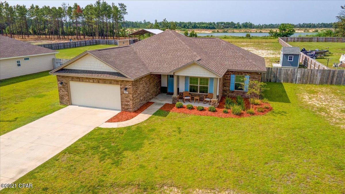 This beautiful home sits on a HUGE 1-acre lot! Great location with less than a 15-minute drive to Panama City Airport or Lynn Haven, and less than 30 minutes to PC or PCB. Very desirable neighborhood, 5 minutes away from Deane Bozeman School!



Interior of home offers upgraded lighting fixtures, LVP flooring, large living room & dining room, plenty of cabinet space, granite counter tops, large island, trey ceilings, & stainless steel appliances. Large Master suite includes convenient linen closet & walk-in master bath closet, recessed lighting and crown moldings. 



Exterior features large lot, shed, two car garage, partial sodded yard with sprinkler system, covered porch, brick and vinyl. 



Please verify all measurements if important