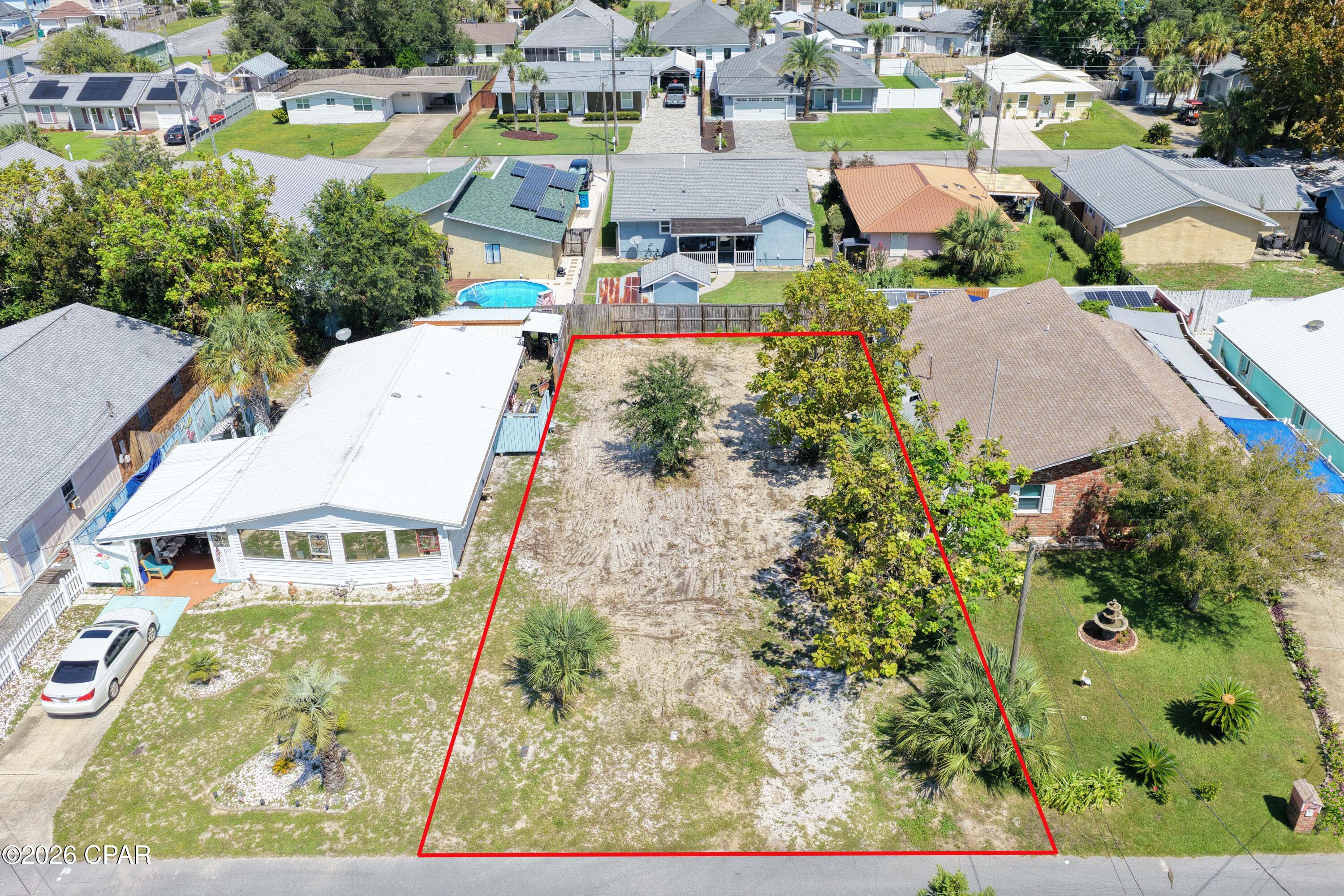 CURRENTLY UNDER CONTRACT, SELLER ACCEPTING BACKUP OFFERS**
Don't miss out on this Rare coastal opportunity in the highly sought-after Open Sands community!  613 Poinsettia Ct. is tucked away in a golf cart friendly neighborhood, on a quiet dead-end street with absolutely no through traffic, this prime 50x100 vacant lot is the perfect canvas for your beach home vision! Enjoy the ultimate laid-back coastal lifestyle with no HOA fees and a peaceful atmosphere away from the heavy tourist hustle.
Location is everything--you are approximately 1,200 feet from the sugary white sands and emerald waters of the Gulf via Beach Access #51!  Whether you want to build a primary residence, a private vacation getaway, or an investment property, this location delivers! You'll love the close proximity to Pier Park's premier shopping, local attractions, and top-tier dining. 
Don't miss this rare chance to own land so close to Panama City Beach!
Thank you for considering this rare find!