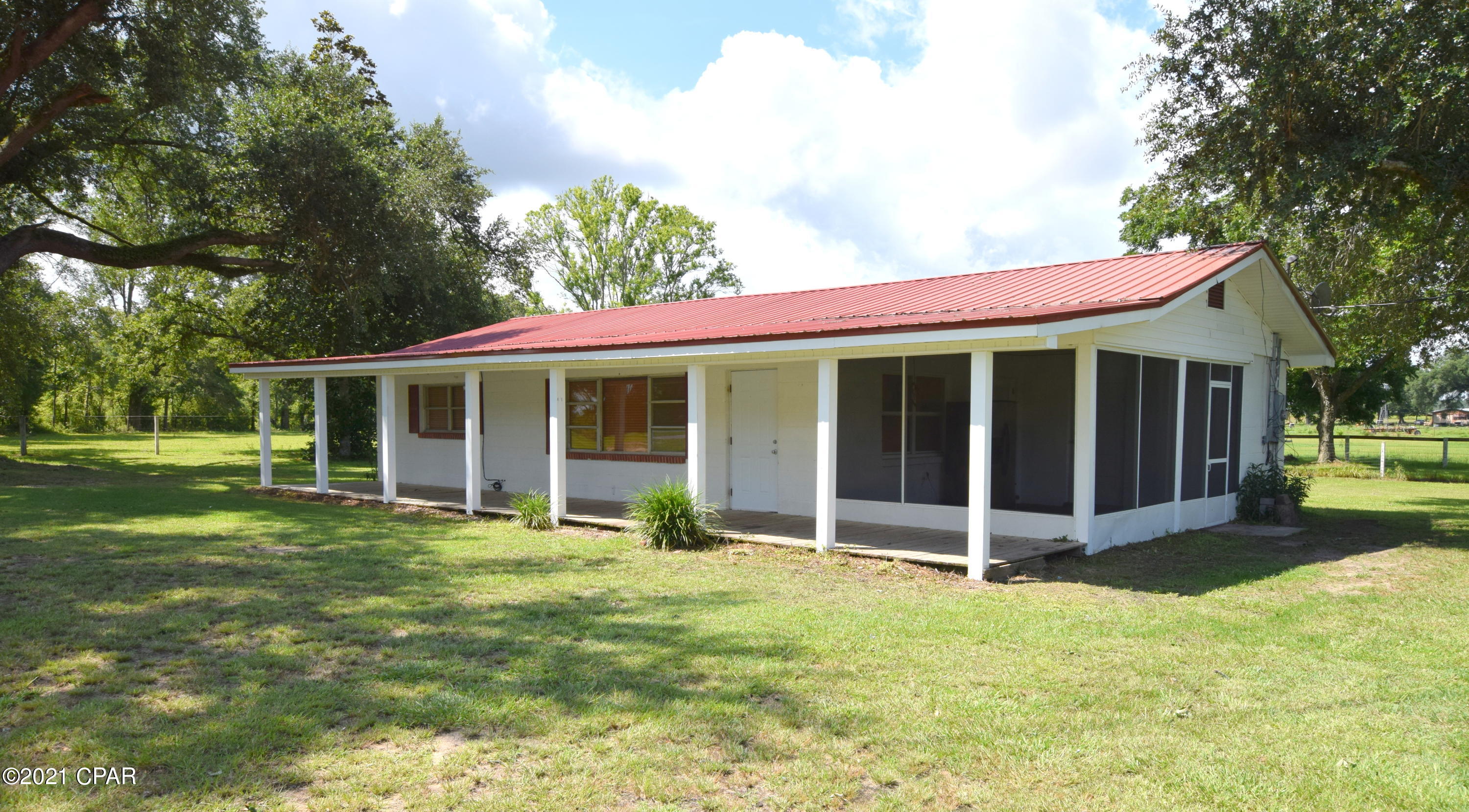 Country living at its best!  Situated on over 3 acres this 2-bedroom, 1 bath ranch style home features an open kitchen, living and dining room, breakfast bar and vinyl plank flooring throughout. Outside you will find a spacious screen porch, metal barn with stables and multiple fenced areas to separate your animals. Property is conveniently located just south of Hwy 273 and a short drive to Hwy 231.