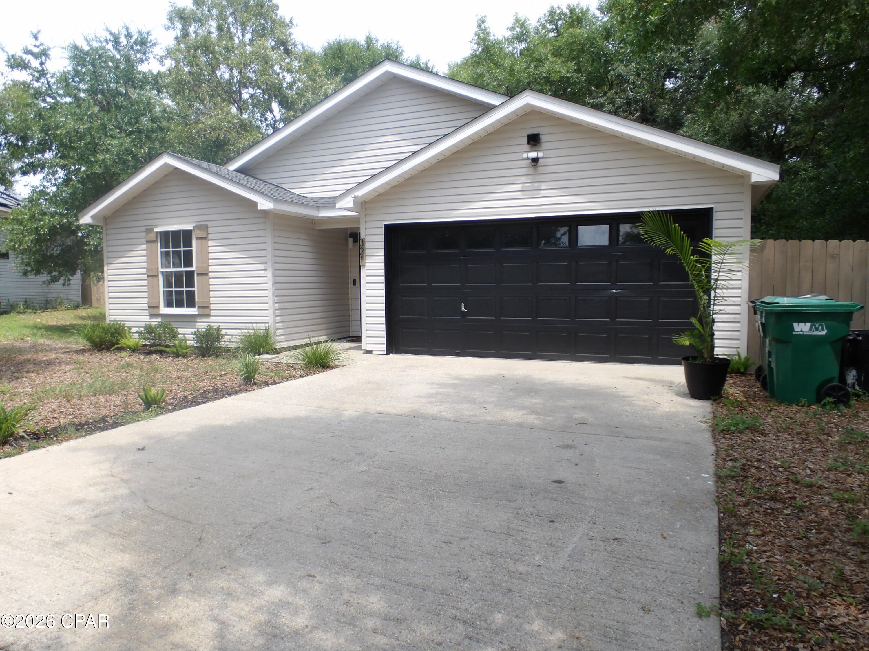 Three bedroom two bathroom home in very good condition with two car garage.