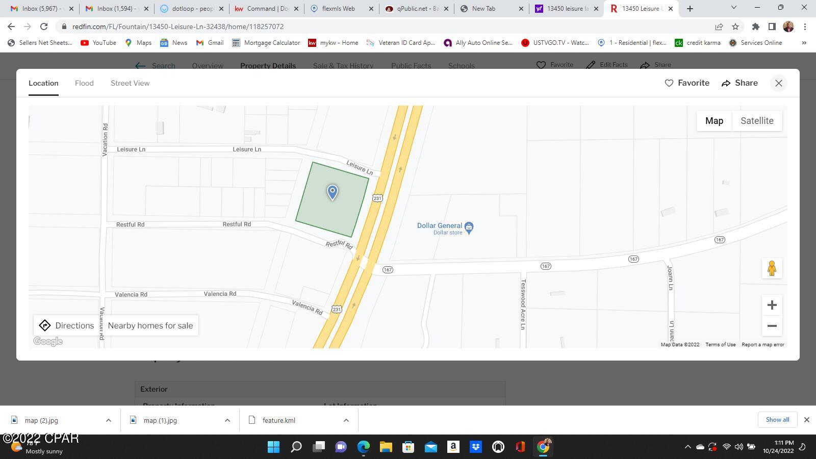 Vacant land, Go show
