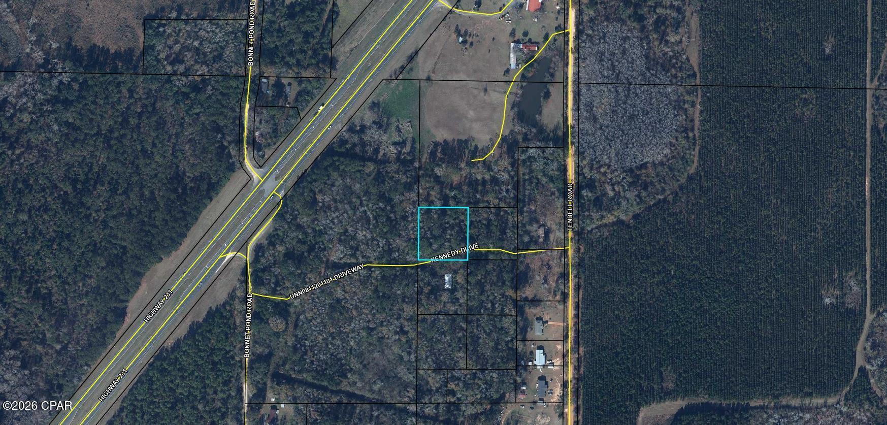Vacant +/- 1 acre parcel near Hwy 231 with potential for future use or investment. Property is overgrown and appears to have had access at one time; however, title commitment indicates no legal access. Buyer to perform due diligence--access is not guaranteed, and any easement will be the buyer's responsibility. Property is being sold as-is. Seller has limited knowledge of the property, and there are indications of possible unauthorized occupancy; no structures are known to exist. Use caution when viewing!