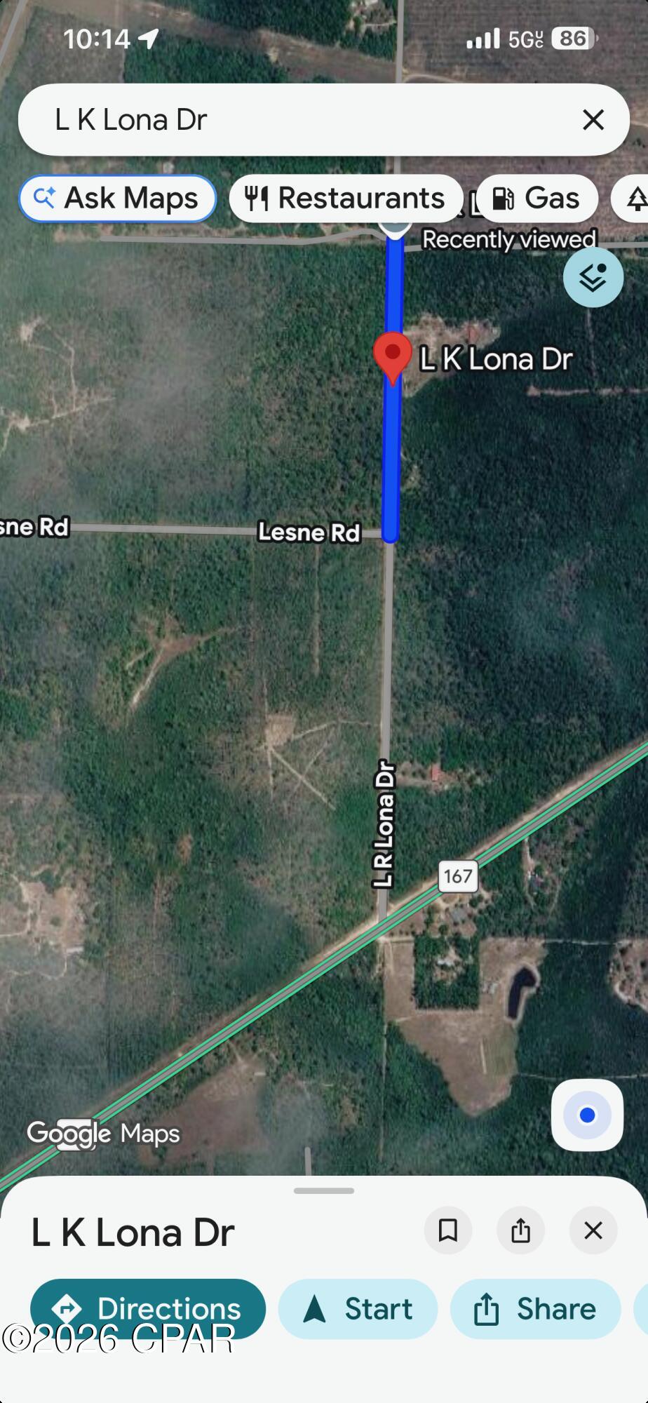 32+-acres on the corner of County Rd. hwy 167 and LK Lona RD. This is a must see property. Great place for Homesite or more than 1 home.. Great place for recreational hunting for deer, turkey. Signs of both have been seen. Property can be accessed on the south, east and north sides. CR hwy 167, LK Lona Rd and North from Lesne Drive. Lots of potential for this beautiful property.