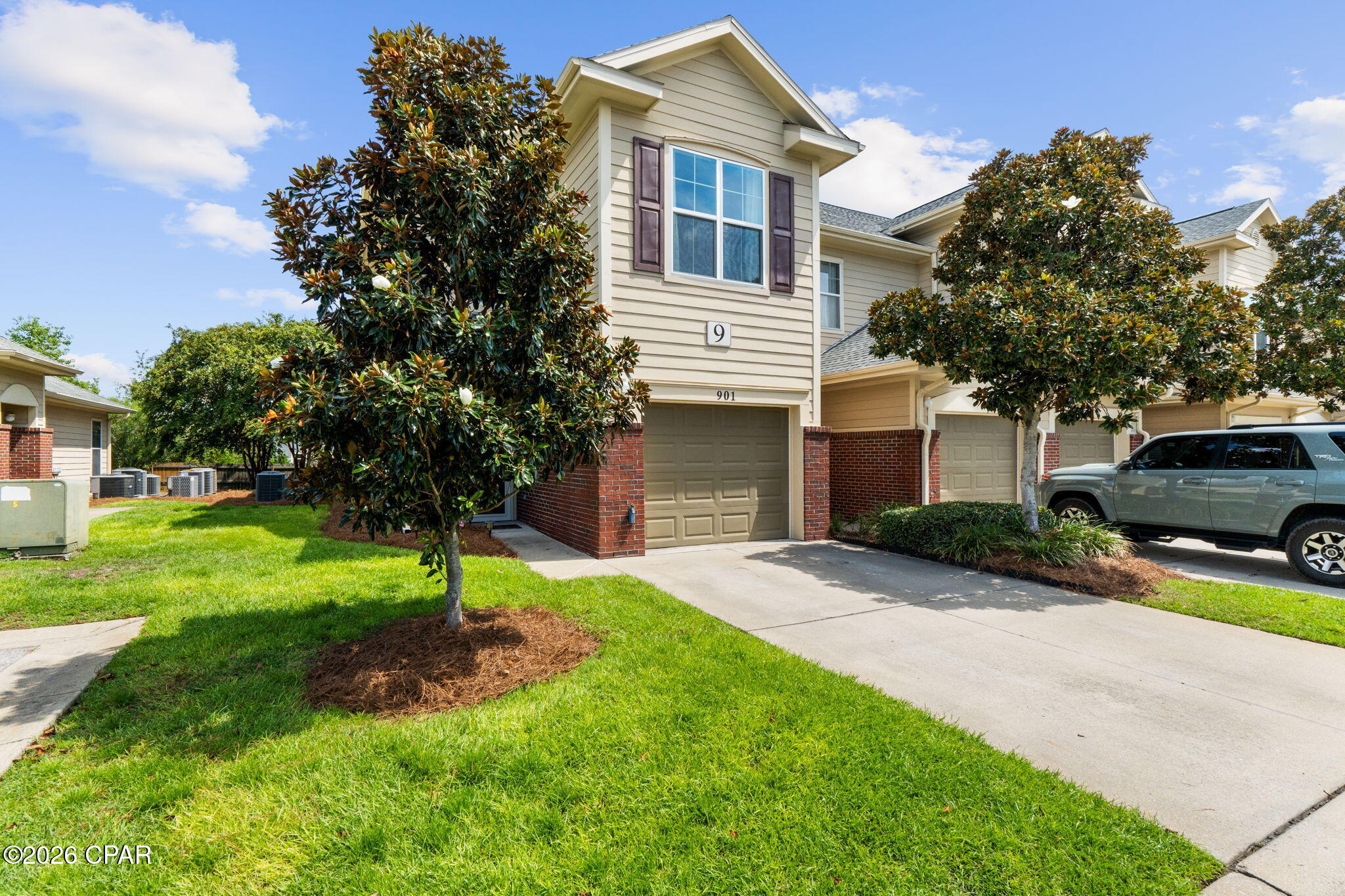 CURRENTLY UNDER CONTRACT, SELLER ACCEPTING BACKUP OFFERS.  
End unit in Baldwin Rowe!   This is a must see townhome with 3 bedrooms and 2 1/2 baths.   This is in a gated community and has been kept in immaculate condition.   Crown molding in living room and primary bedroom.  The 2 guest rooms and bath can be closed off for privacy if needed.  Primary bath was remodeled in 2024 with a double sink vanity and large tile shower.   New interior paint throughout.   Upstairs AC was replaced in 2019.  New washer last 2025.   Hot water heater and garbage disposal replaced in July 2026.  Garage door opener replaced in 2025.  All new windows, sliding door and front door replaced in 2024.  New roof in 2018.  

All measurements need to be verified by buyer if important.