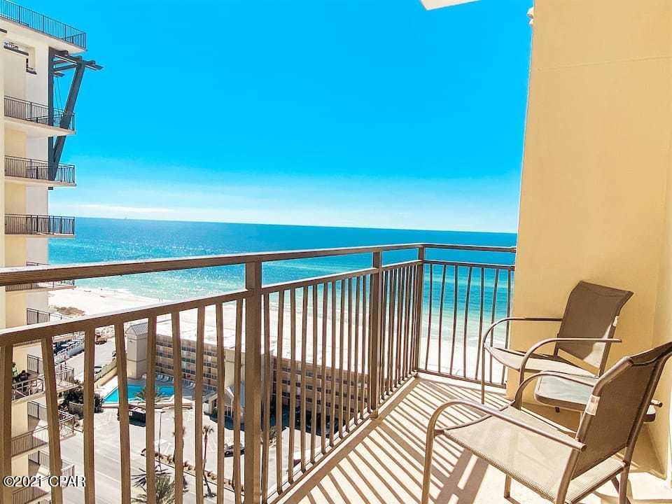 This is the style Studio that everyone watches for in Origin.  GULF VIEW AS WELL AS POOL VIEW.  These do really well in rental and they have very low yearly holding costs. BOOKINGS ARE ALREADY IN PLACE, WALK IN TO INSTANT RENTAL REVENUE.   Origin is close to everything, right next to Sharky's, walk to Pier Park.  Origin also has air conditioned interior hallways.    Great way to start into your beach rental investments.