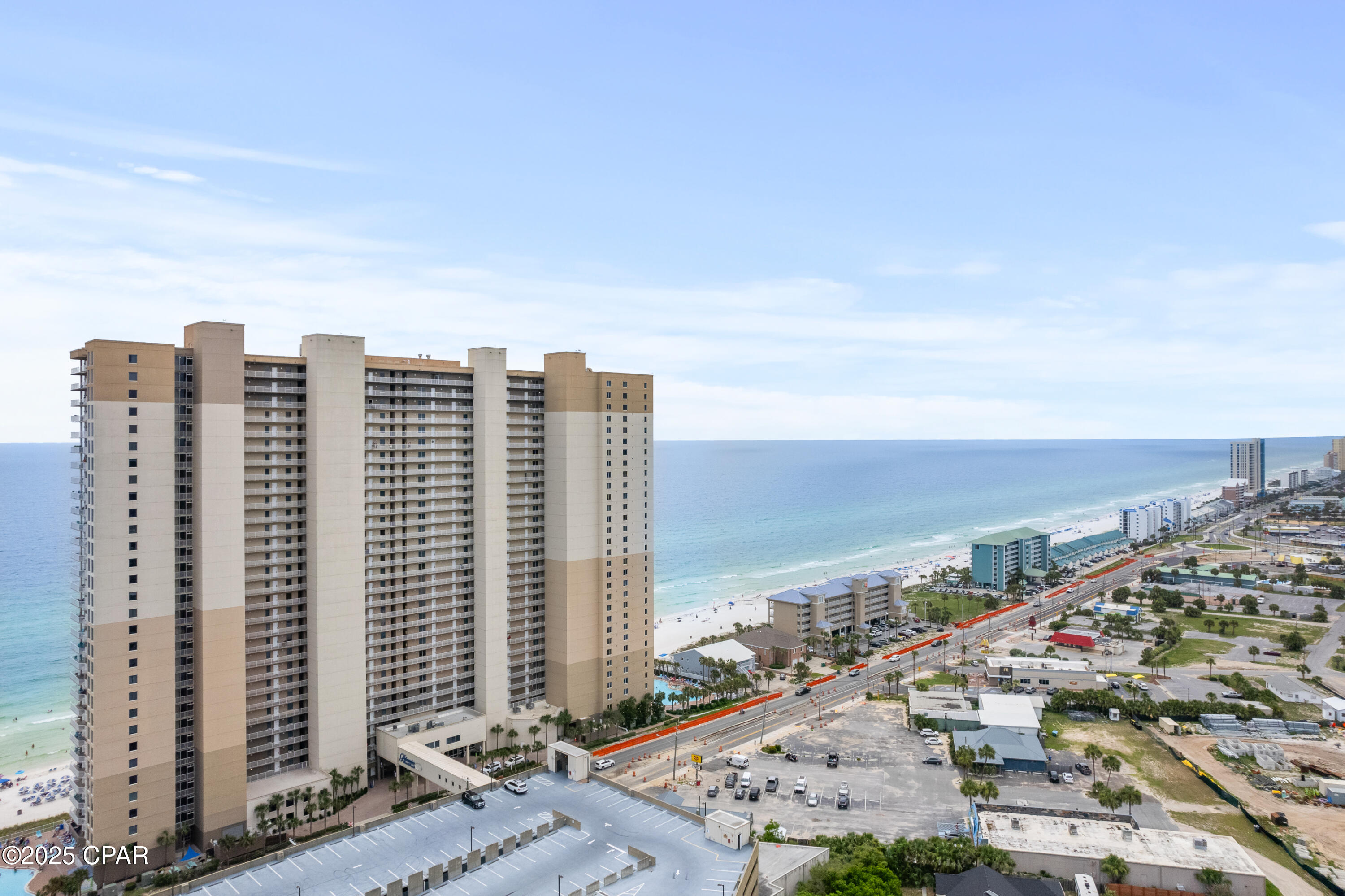 PRICED TO SELL!!! From the moment you open the door to this 3 bedroom, 3 bath condo on the 6th floor of Tidewater Beach Resort, you'll know you've found the perfect property!

As you enter, take in the gorgeous sight of the Gulf through the oversized double sliding glass doors in the living room, or enjoy the essence of the Emerald Coast from the beautiful balcony. With bar height chairs, a large dining table, and comfy couches, you and your guests will have plenty of seating whether relaxing or enjoying a bite to eat. The kitchen is well equipped with stainless steel appliances, granite countertops, and more than enough cabinet space to make meal-time easy.

To be sure that everyone has the privacy they need to rest and relax, this condo offers three generously-sized bedrooms. The primary bedroom boasts a gorgeous bay window to take in the incredible view, an entrance to the balcony, and an extensive ensuite. In the bathroom, you'll find a double vanity, garden tub, separate shower, and walk-in closet.

The secondary bedroom is open and comfortable, and also has an ensuite bath, allowing your guests to enjoy their own separate space. The third bedroom is perfect for the kiddos with two beds, a wall-mounted TV, and easy access to the guest bathroom in the hall. Finally, the unit comes with an in-unit full-sized washer and dryer to make laundry convenient for the duration of your stay.

With private access to the beach, multiple swimming pools, on-site bar and cafe, workout facilities, sauna, game room, and private movie theater, you'll never have to leave the property. If you do want to venture out, this condo is only minutes from all the Panama City hotspots, including Pier Park and a variety of sailing, fishing, and water sport options.

Whether you're looking for a home away from home or a fantastic source of rental income, you've just found it in this spacious, stunning condominium!