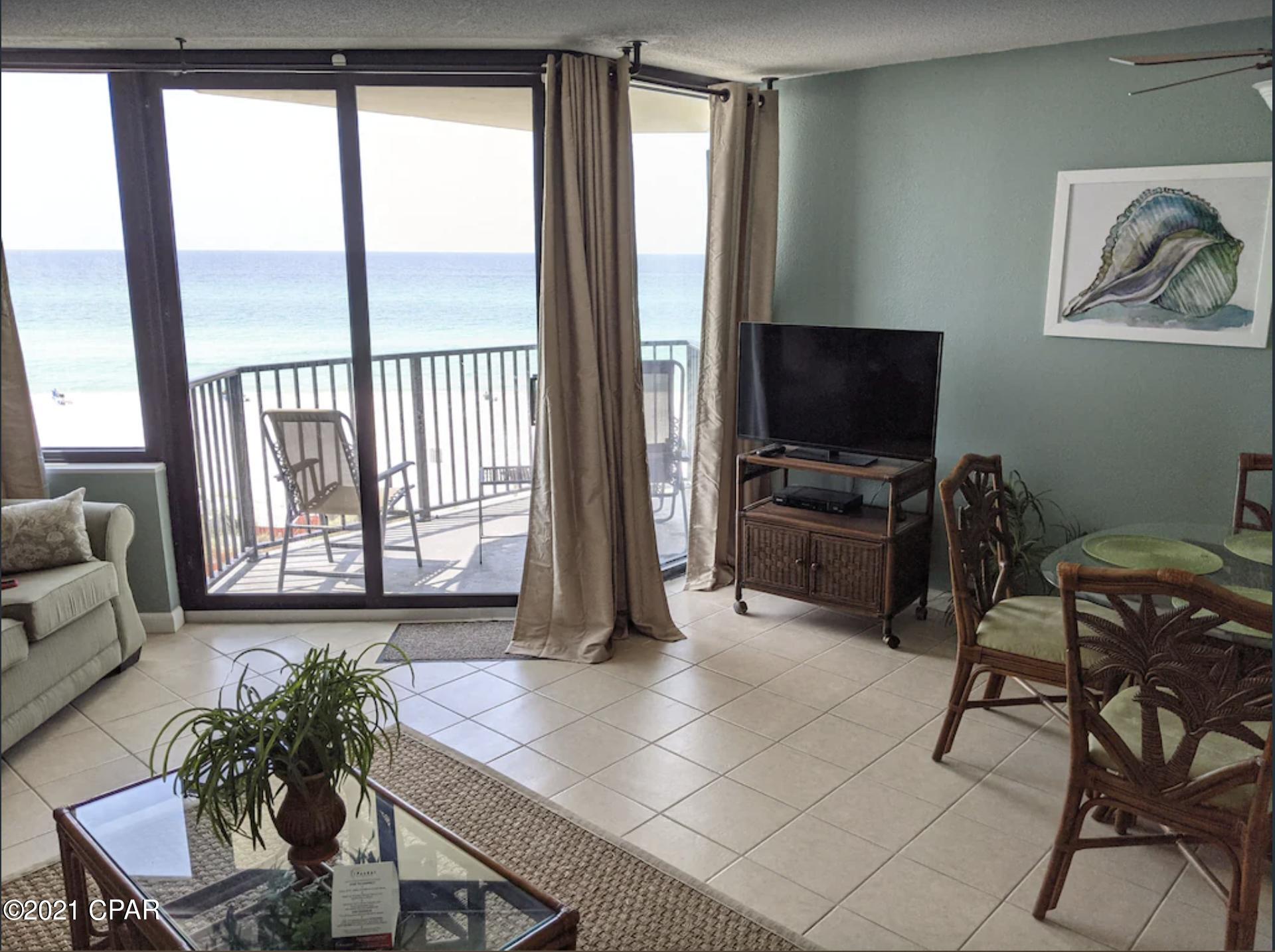 On the sand for this price is becoming harder and harder to find so act quickly! The Sunbird is a gated community directly on the World's Most Beautiful Beaches and this 1 bedroom, 1 bath unit, sleeps up to 4. Direct Gulf views. The pool is heated seasonally and is adjacent to the unit as well. This unit produces strong rental numbers as a vacation rental. Pineapple Willy's, Walmart, and tons of attractions are all within walking distance of this unit. This is the only unit in the building at this price point that is ready to go right now... so don't wait on this one or it will be gone!