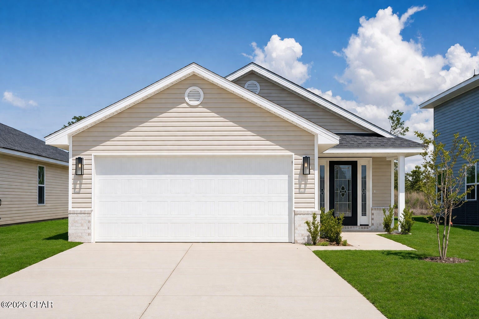 ***UNDER CONSTRUCTION*** SELECTIONS AND COLORS WILL VARY!!! This Brand-new construction 1,317 square foot home features a cozy floor plan, knock out ceilings in the family room and primary bedroom. The kitchen features stainless-steel appliances, granite countertops and a breakfast bar. This model features coretec pro plus flooring in all formal and wet areas. Primary bathroom features a double vanity and a walk in shower. This community is approximately 9 miles from Tyndall Air Force base, 22 miles from Mexico beach, and 22 miles from Panama City beach. Come and experience the difference with Adams​​‌​​​​‌​‌​​​​‌​​‌​​​​‌‌ Homes.